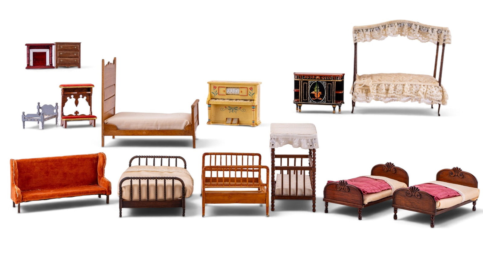 Hand Made and Signed Dollhouse Beds & Furniture (1 of 12)
