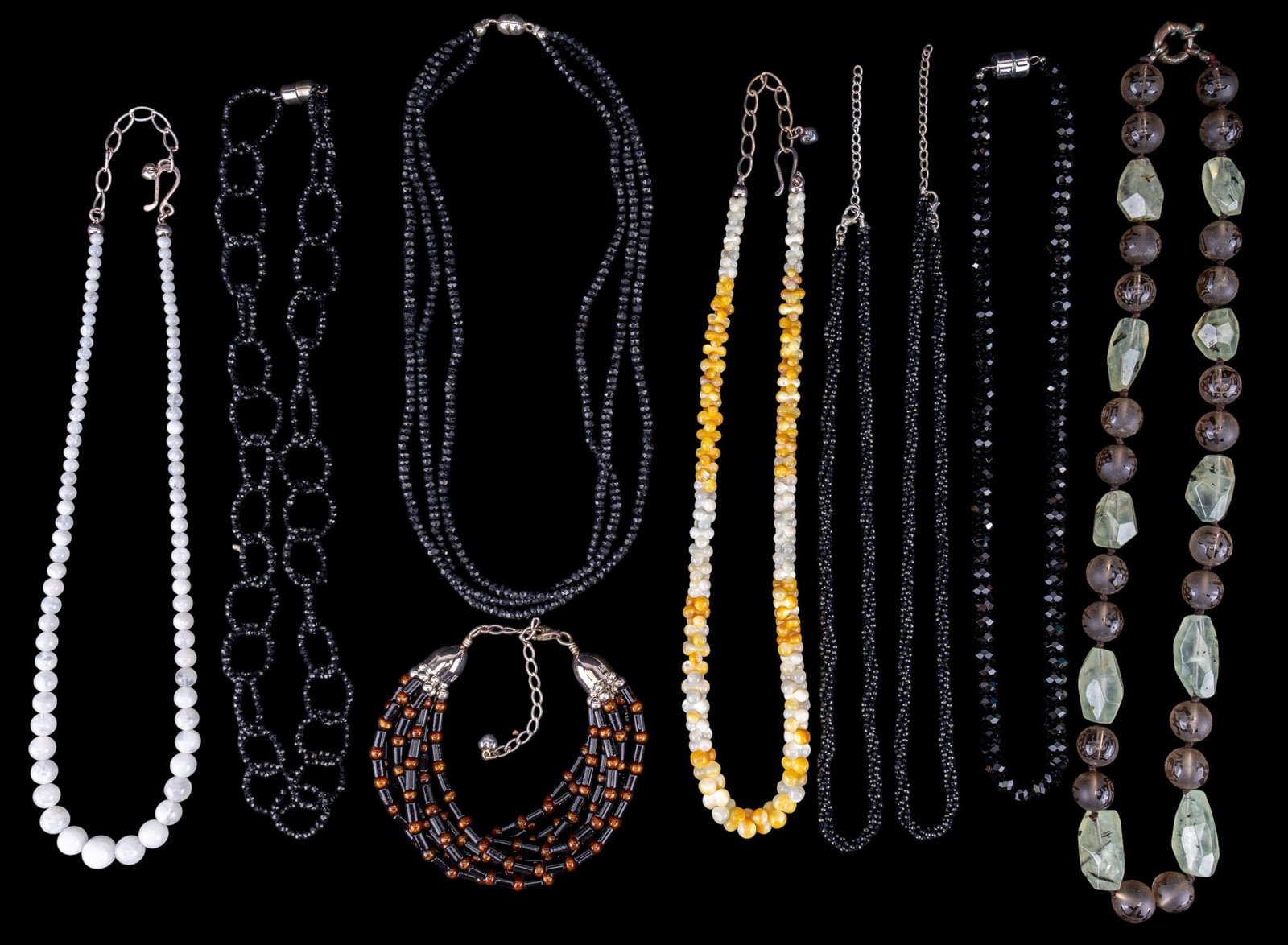 Quartz and Stone Necklaces (1 of 11)