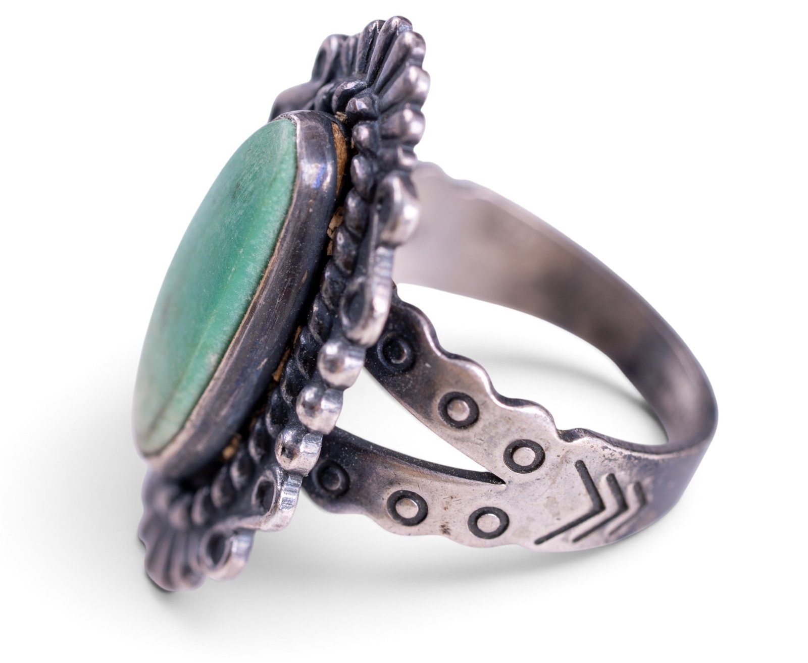 Turquoise and Silver Ring - 2