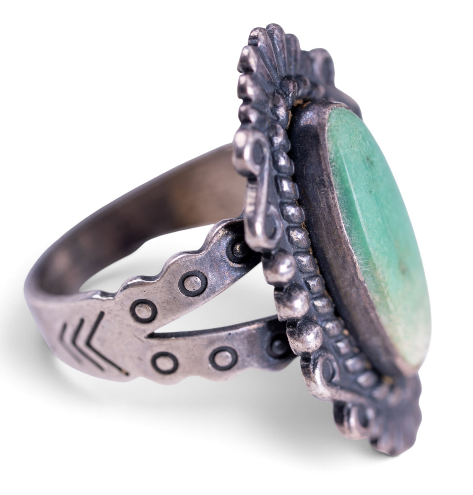 Turquoise and Silver Ring - 3