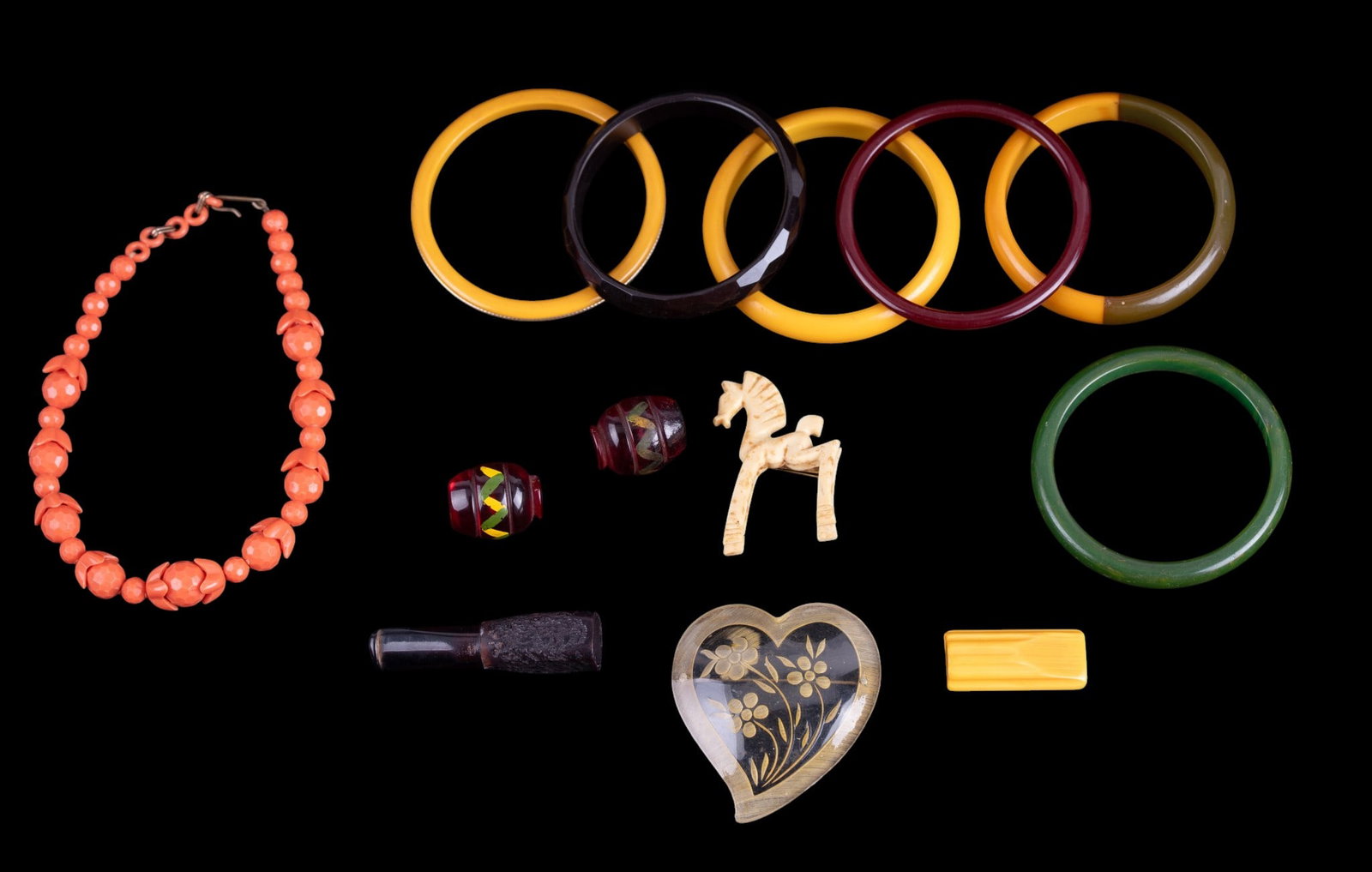 Bakelite and Lucite Estate Jewelry (1 of 9)