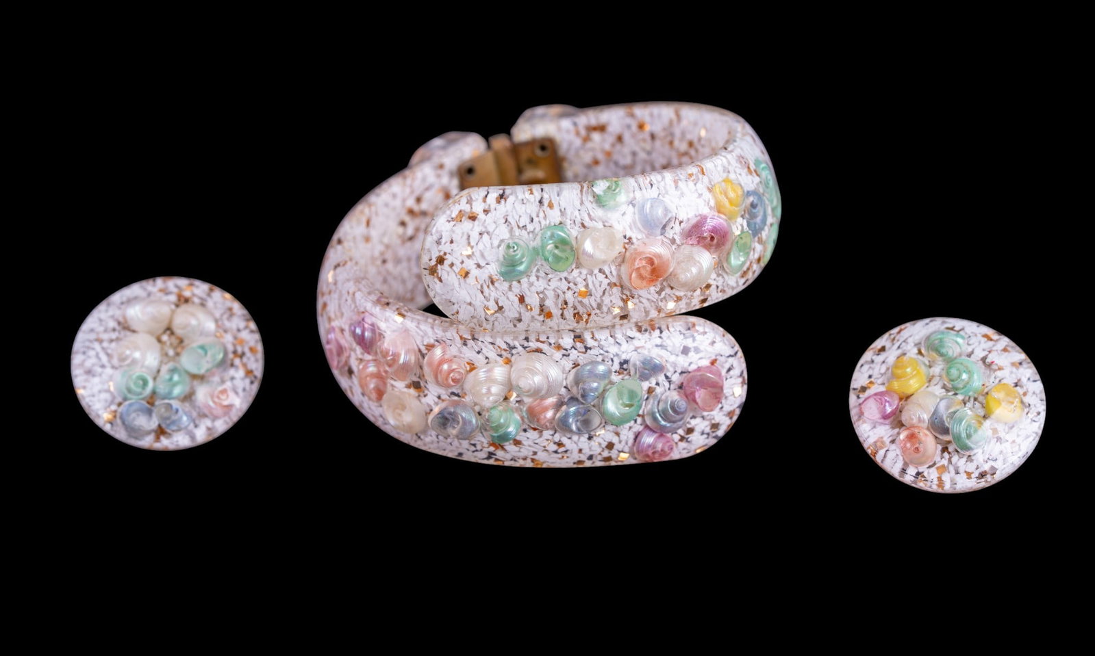 Lucite Confetti Shell Jewelry (1 of 5)