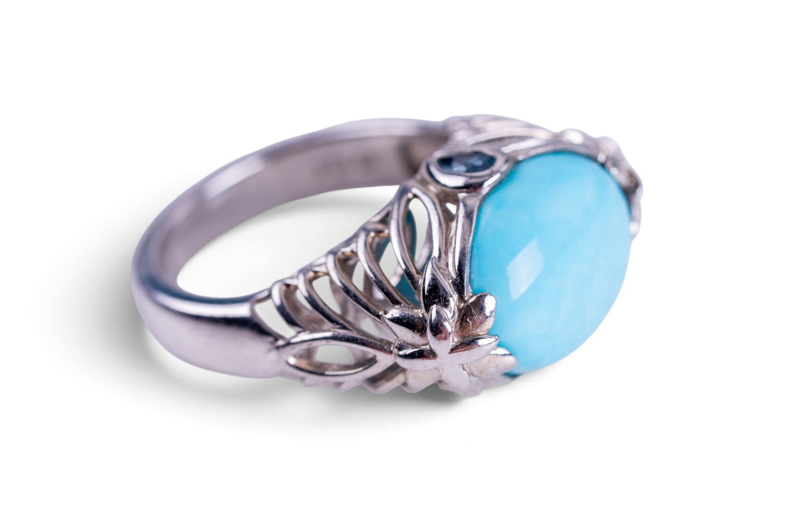 Turquoise Sterling Ring - 3