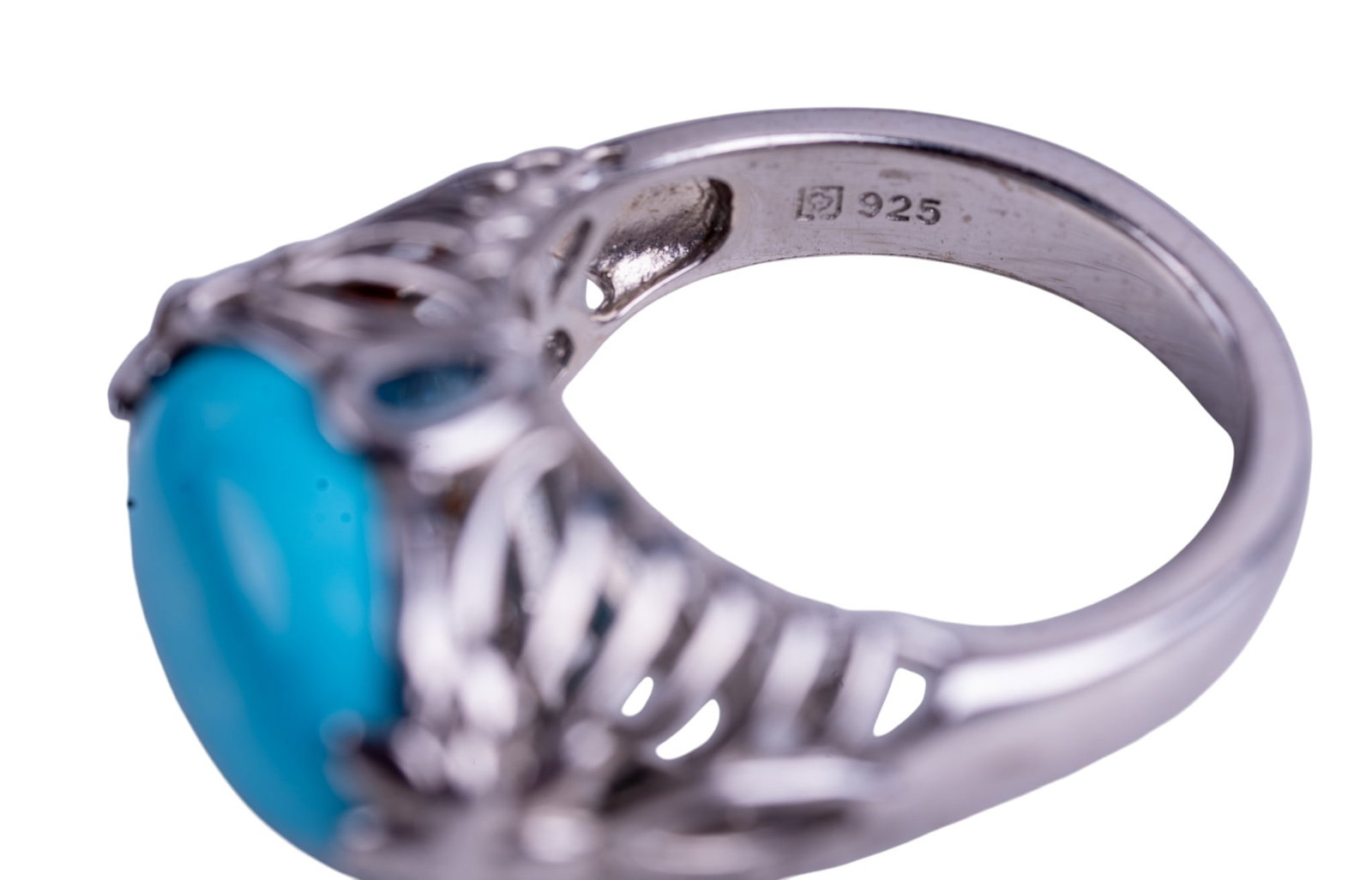 Turquoise Sterling Ring - 7