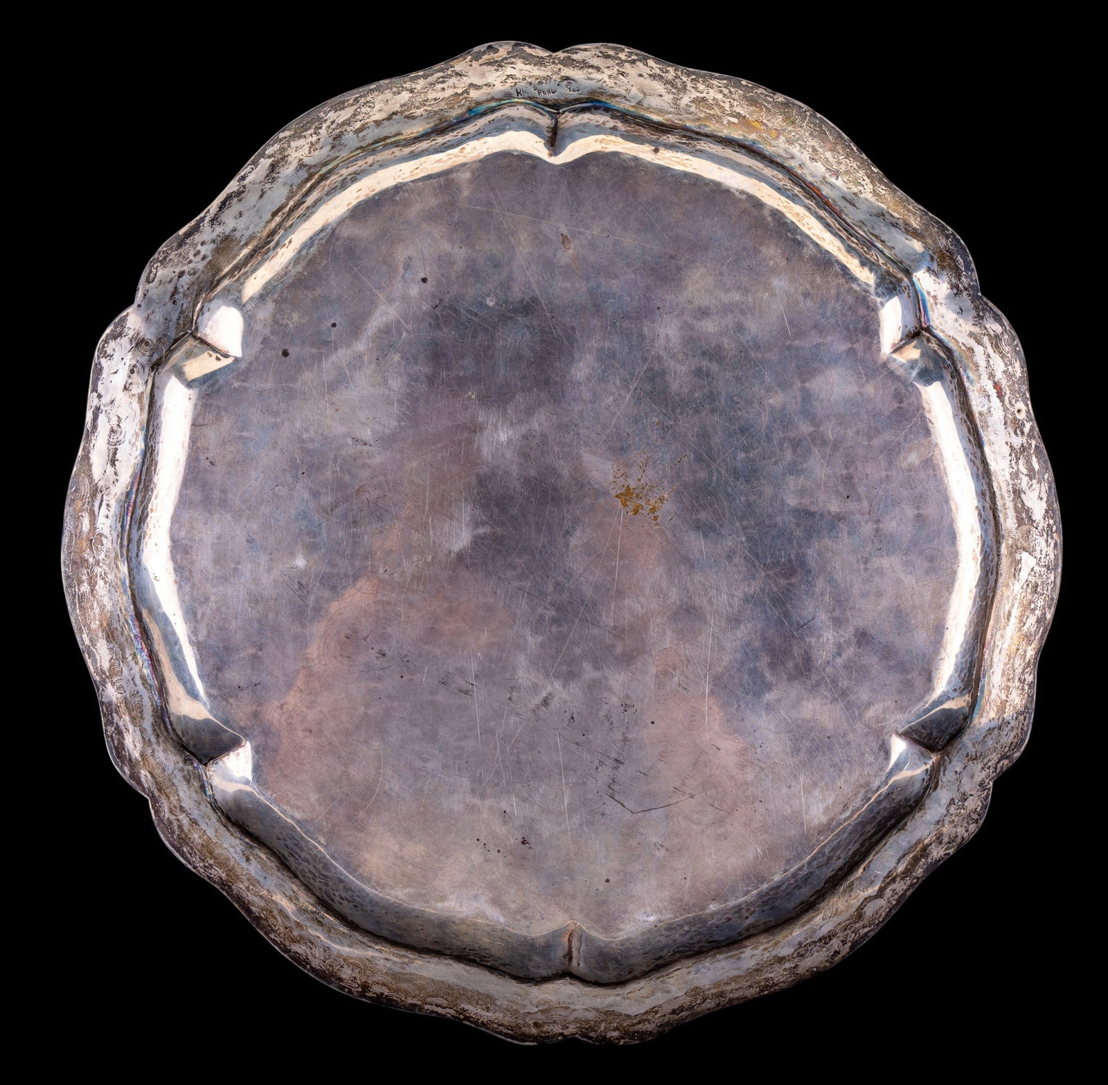Peruvian Sterling Serving Tray - 2