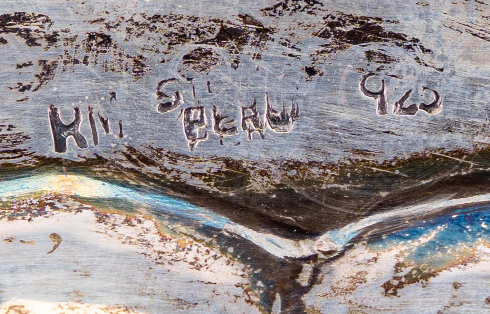 Peruvian Sterling Serving Tray - 3