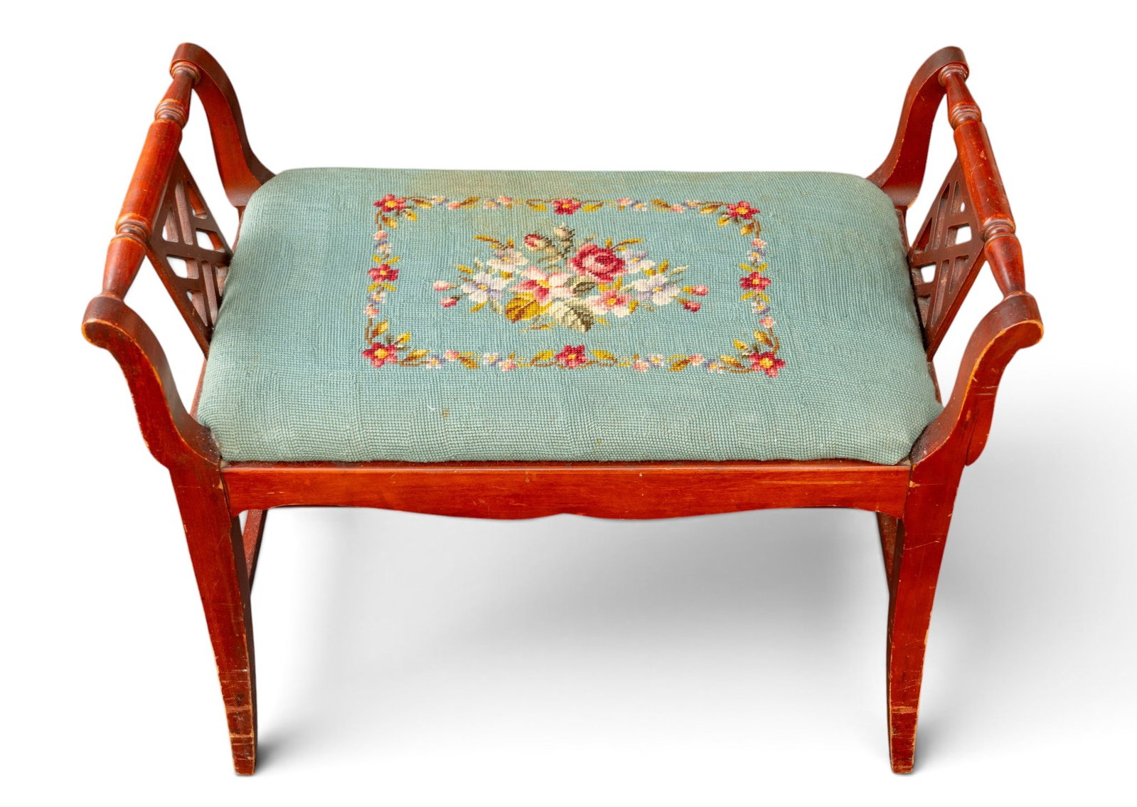 Mahogany Vanity Bench / Window Seat (1 of 7)
