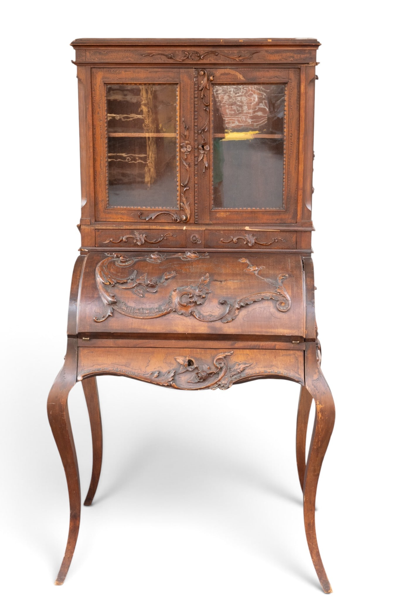 Antique French Roll Secretary Desk (1 of 15)