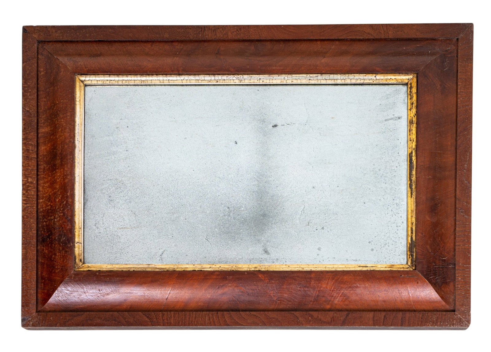 Antique Ogee Mahogany Bracket Mirror (1 of 4)