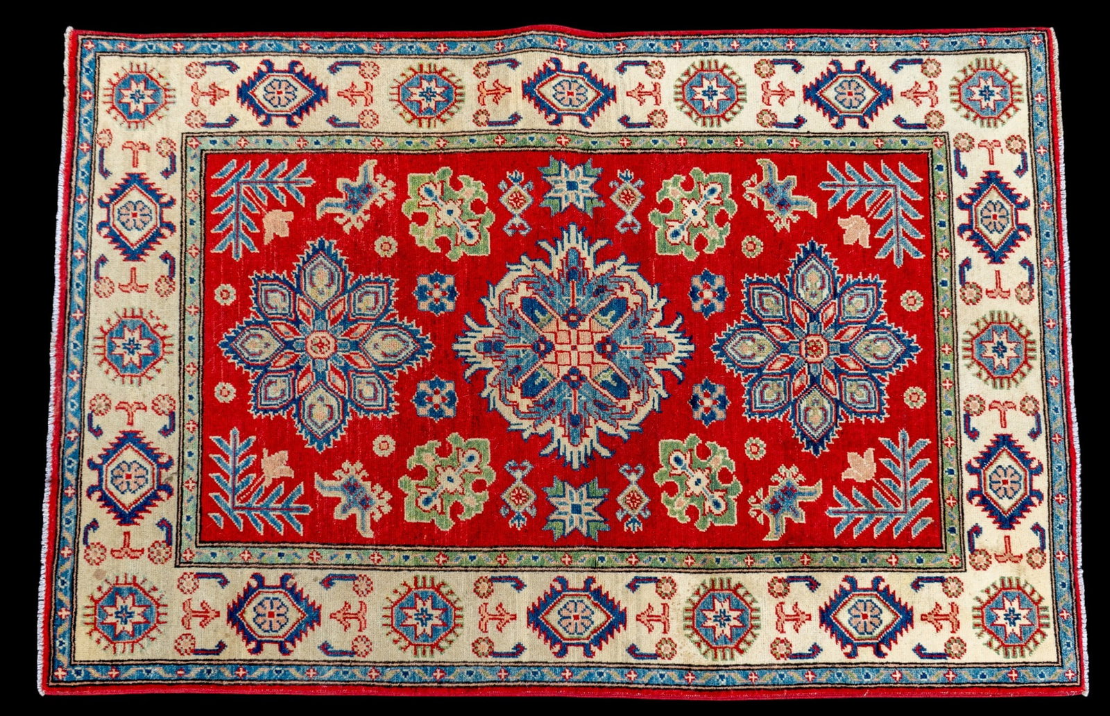 Hand-Knotted Floral Area Rug (1 of 7)
