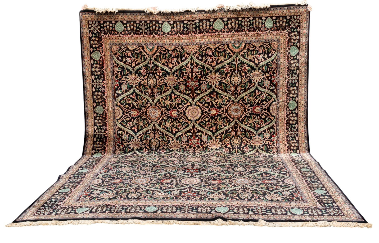 Room-Sized Hand-Knotted Persian Rug ~10x14 (1 of 10)