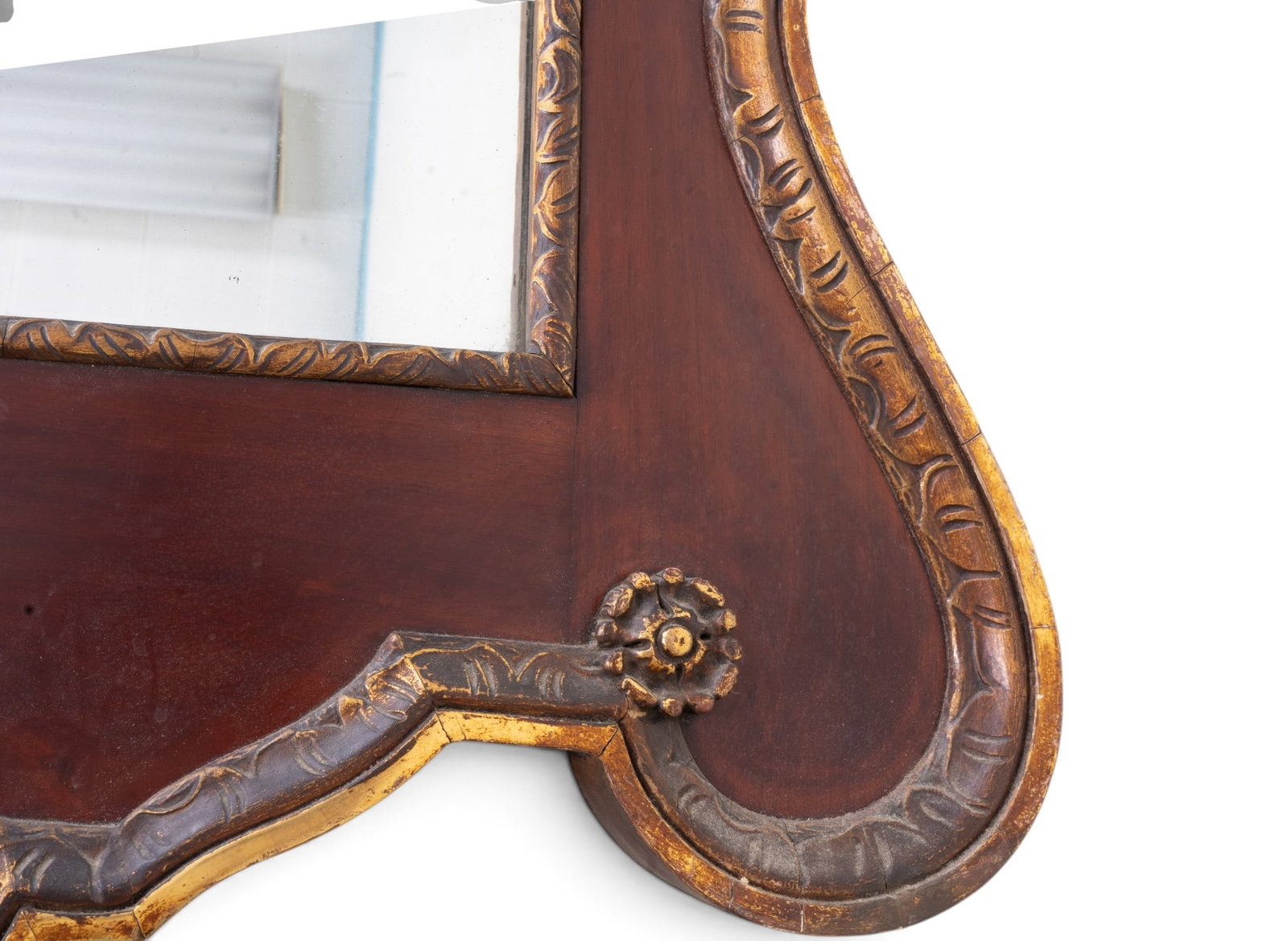 Large Scale Chippendale Style Mirror w/ Eagle - 5