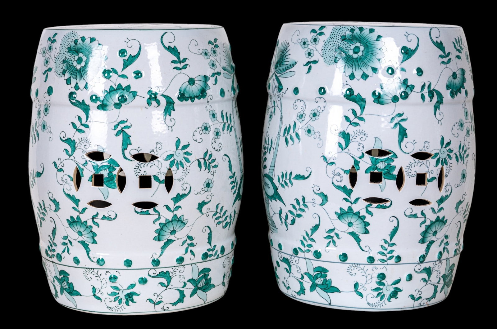 Chinese Style Ceramic Garden Stools (1 of 8)