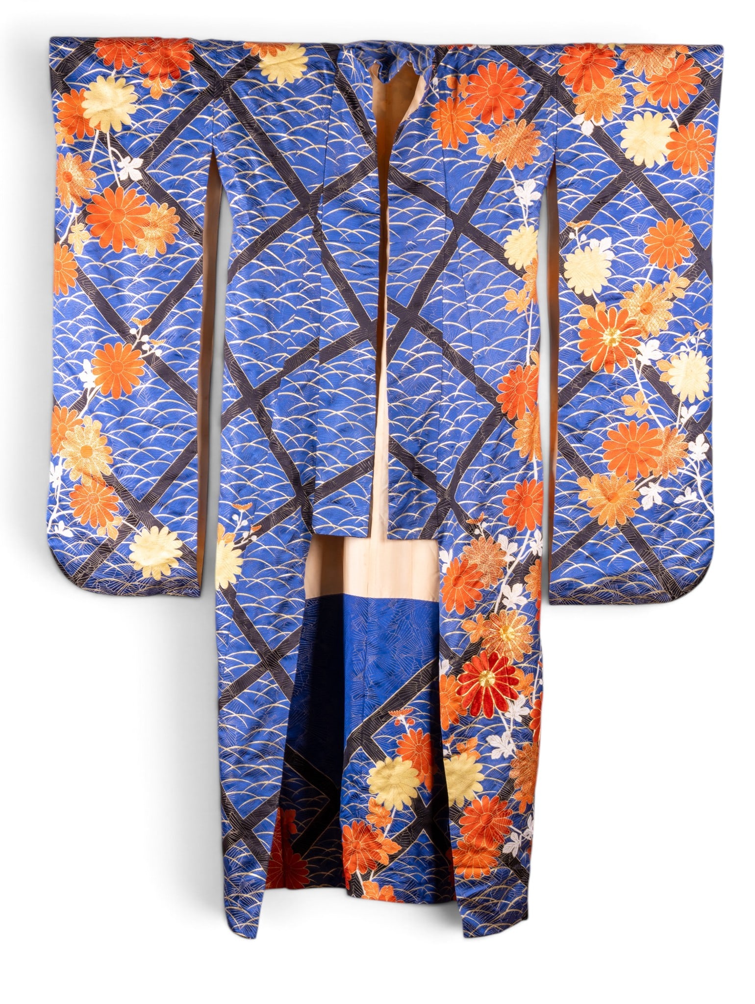 Japanese Komon-Style Kimono (1 of 8)