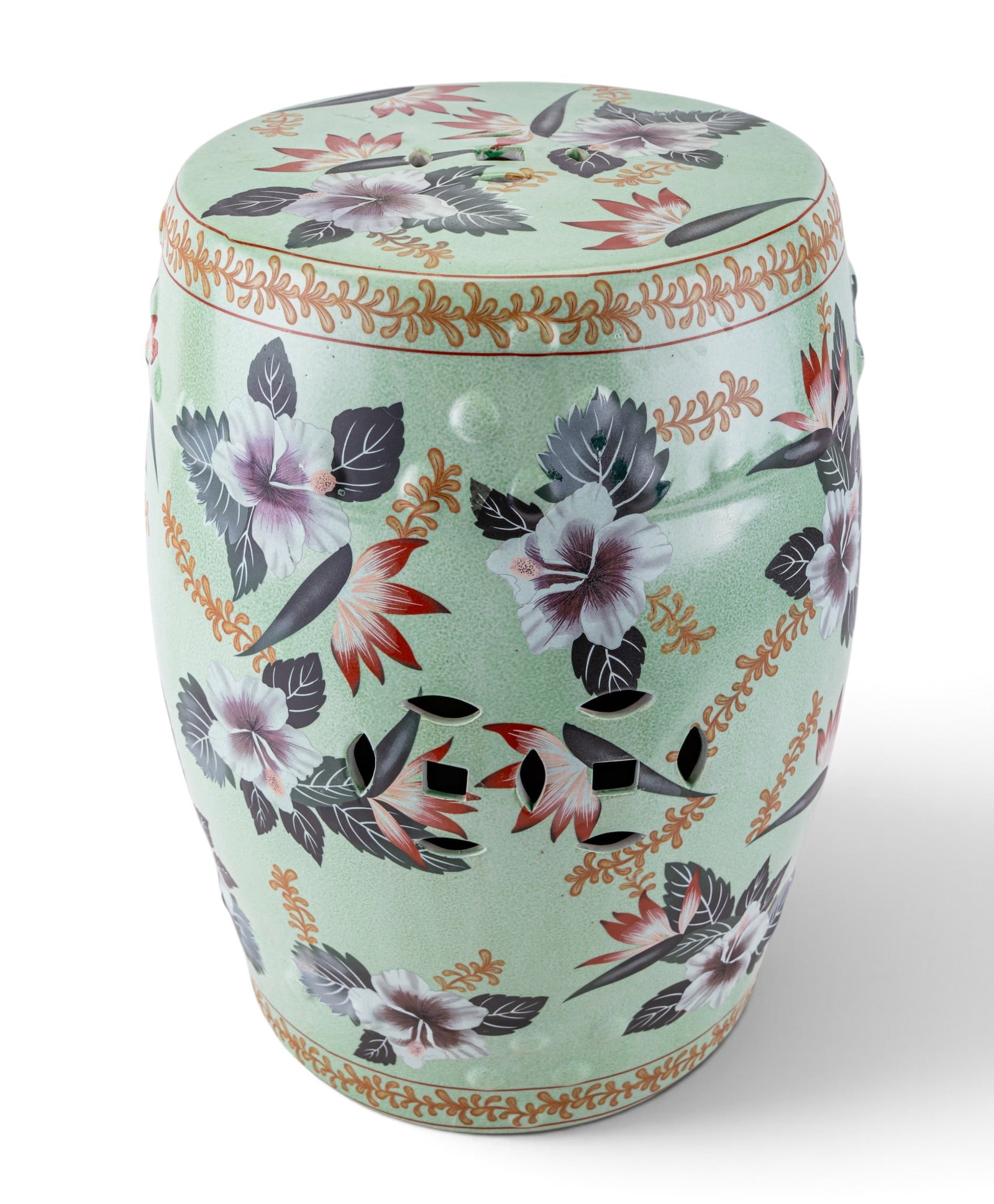 Contemporary Chinese Ceramic Garden Stool (1 of 6)