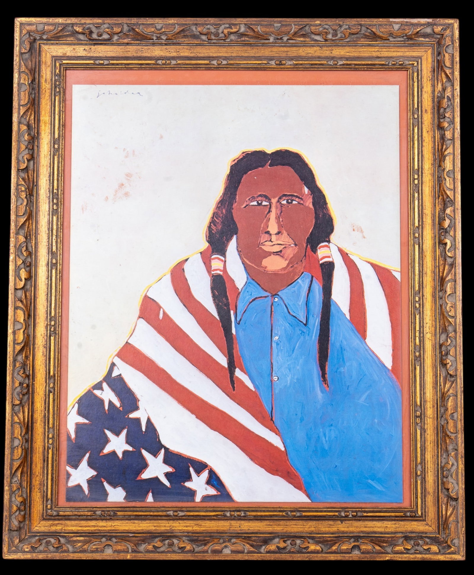 Fritz Scholder Bicentennial "Indian 1976" Litho (1 of 7)