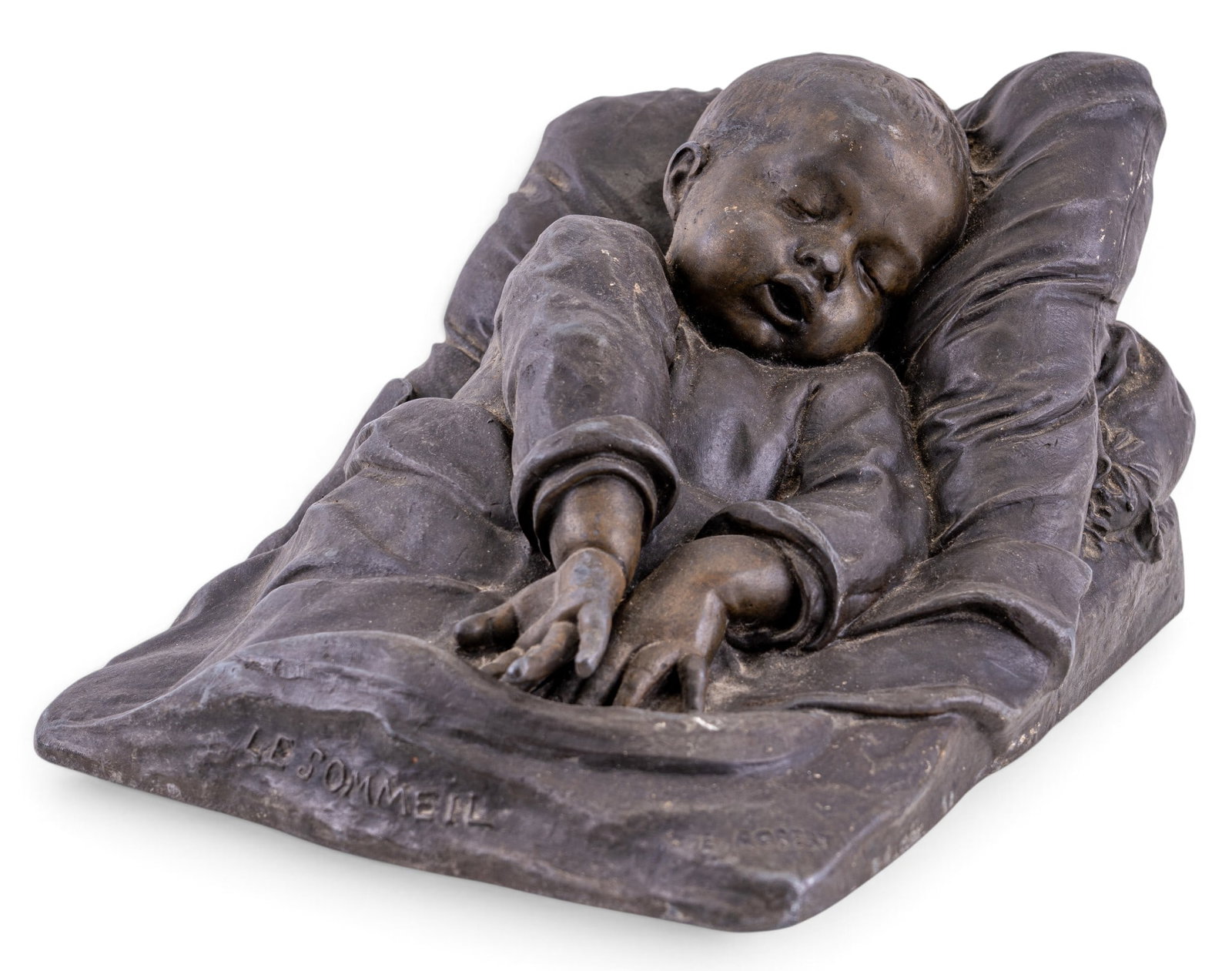 Eloi Robert "Le Sommeil" Sleeping Baby Sculpture (1 of 11)