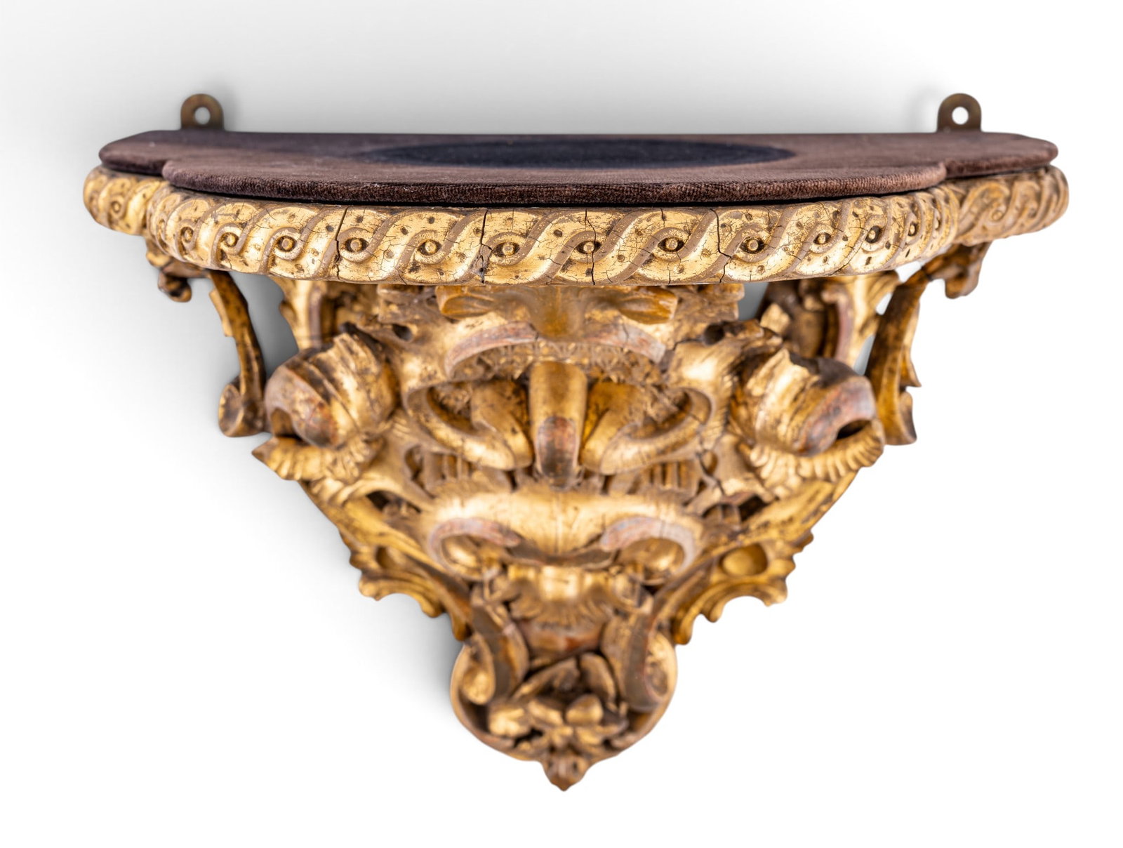 Early 20c French Carved Giltwood Wall Sconce (1 of 12)
