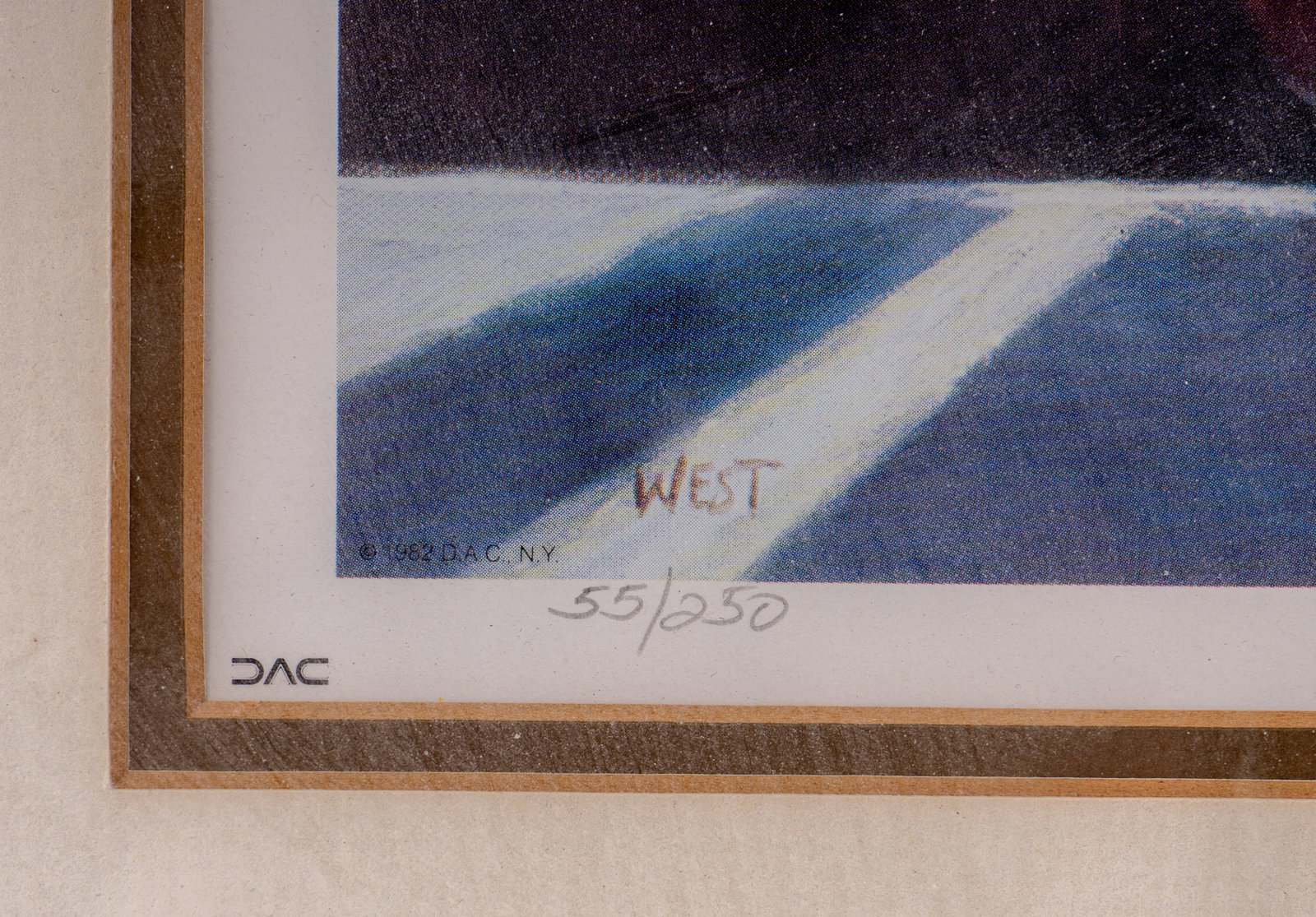 DAC Prints Signed 'West' - 4