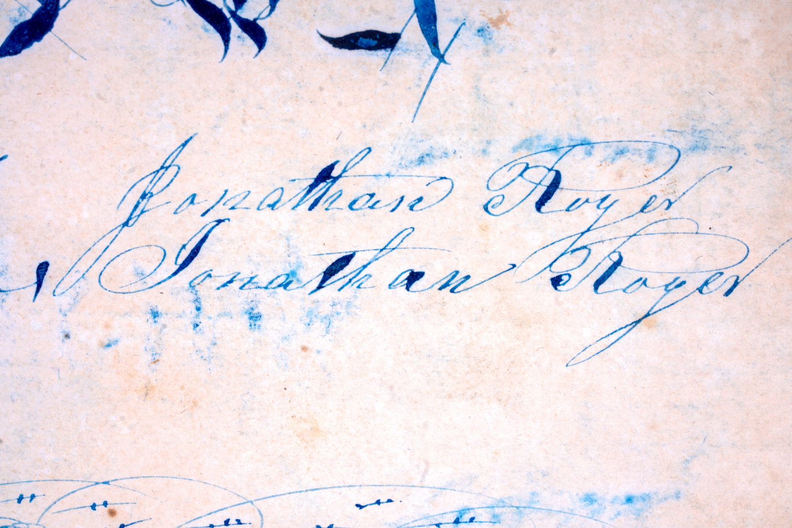 19th C Calligraphy Sampler - 4