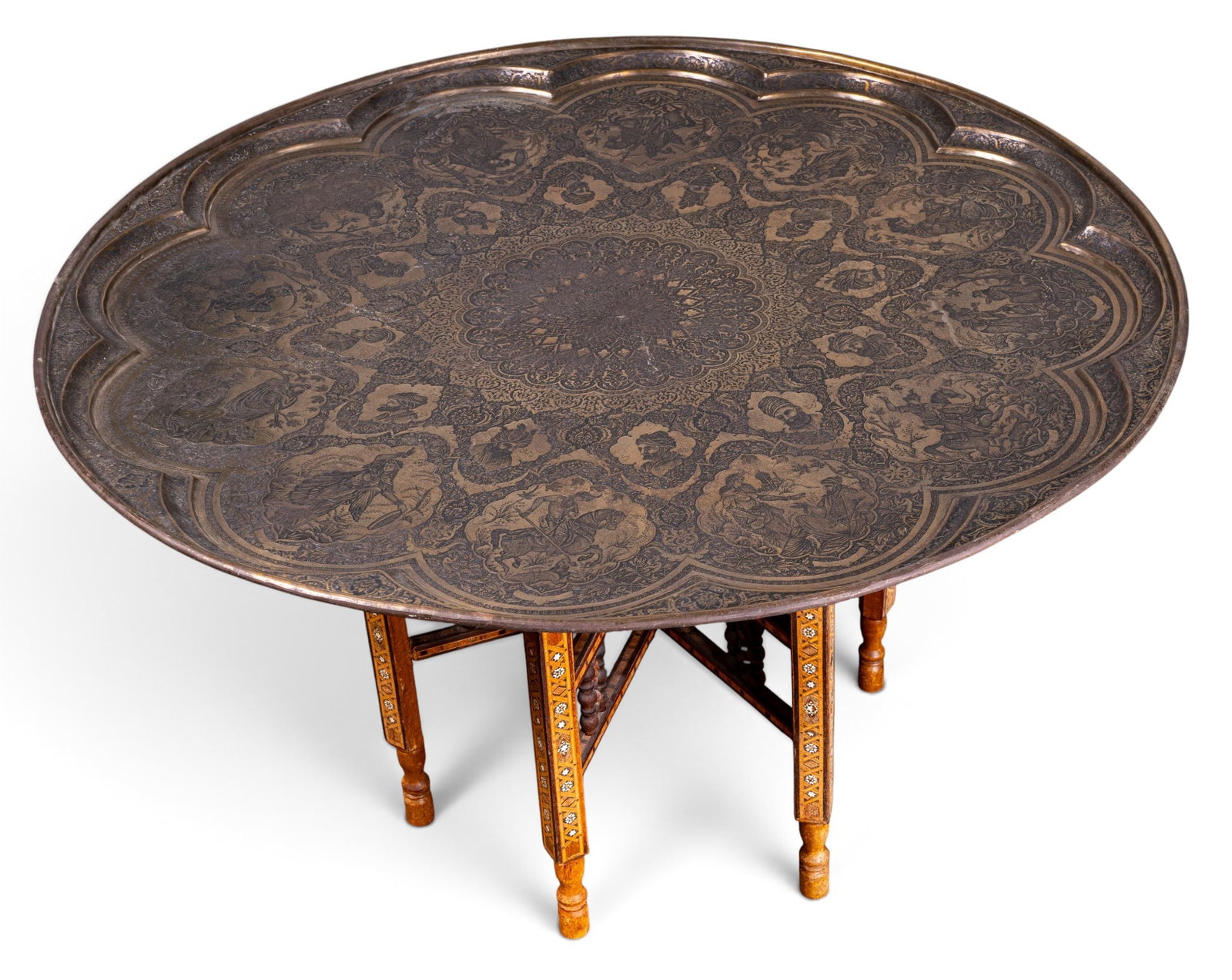 Large Persian Bronze Charger (1 of 15)