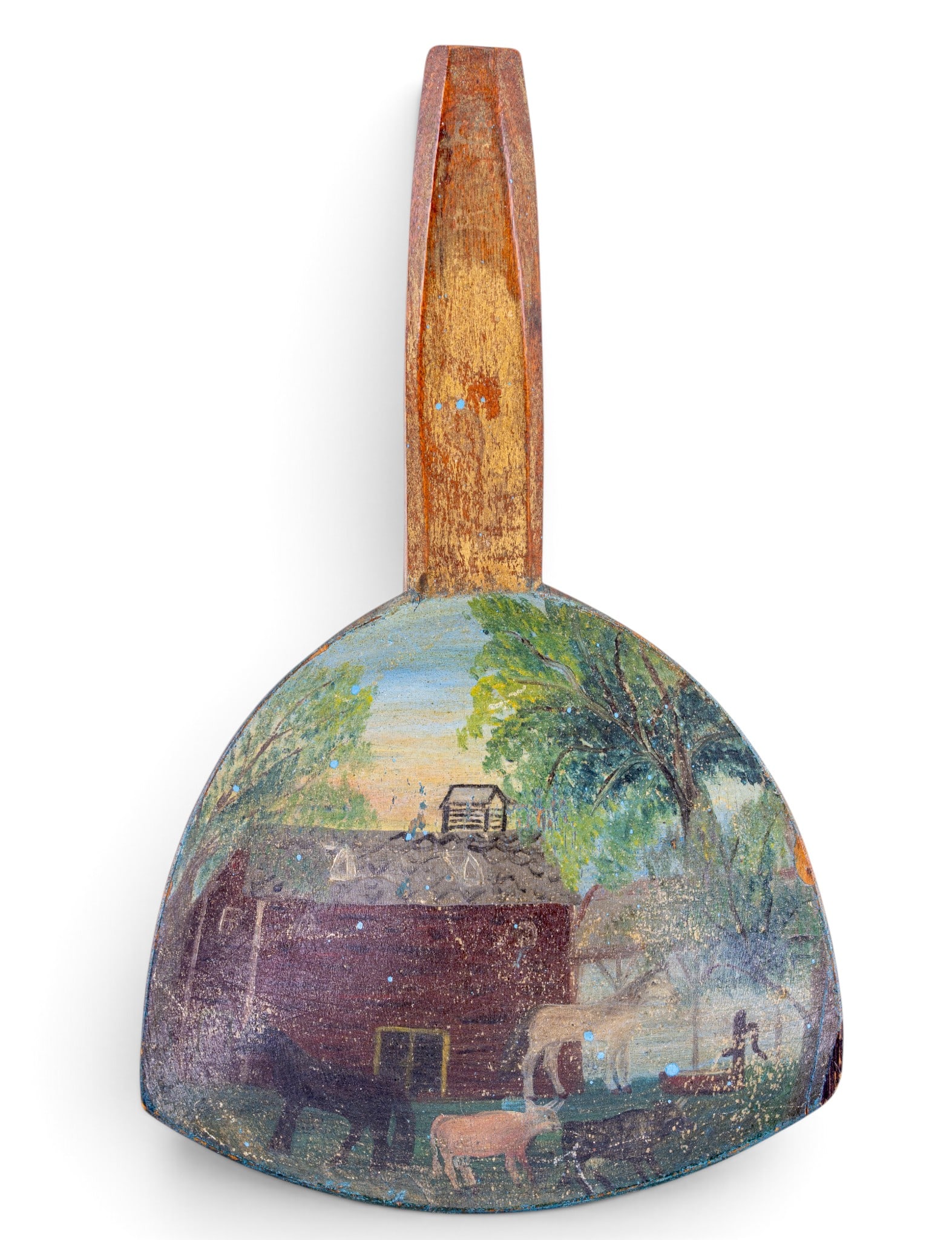 Lancaster Midcentury Painted Butter Paddle w/ Hook (1 of 9)