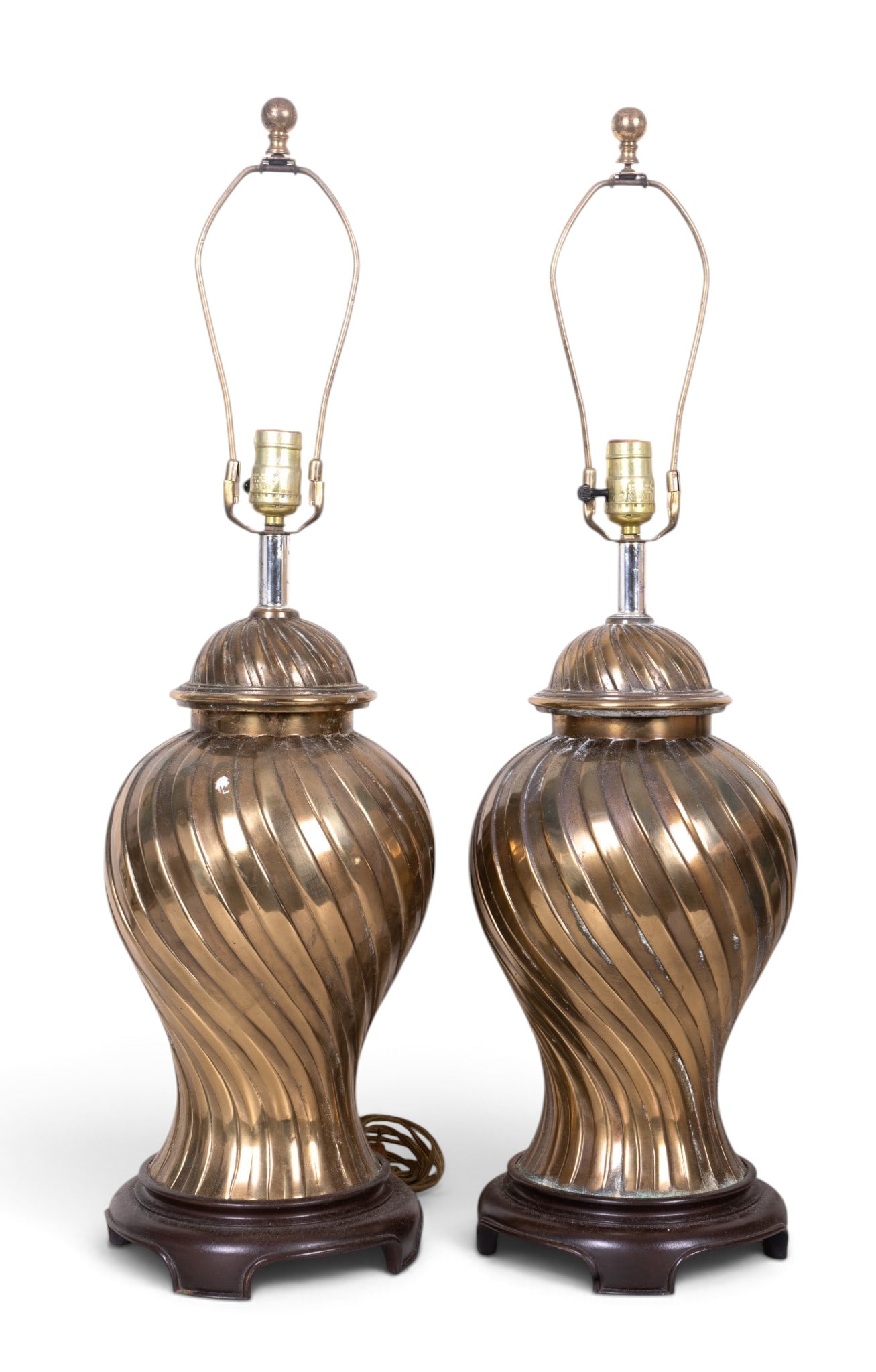 MCM Brass Lamp Pair - 2