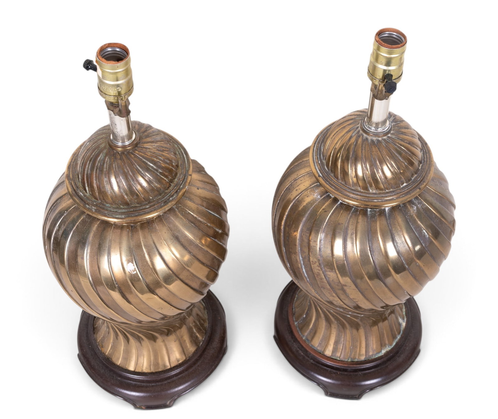 MCM Brass Lamp Pair - 5