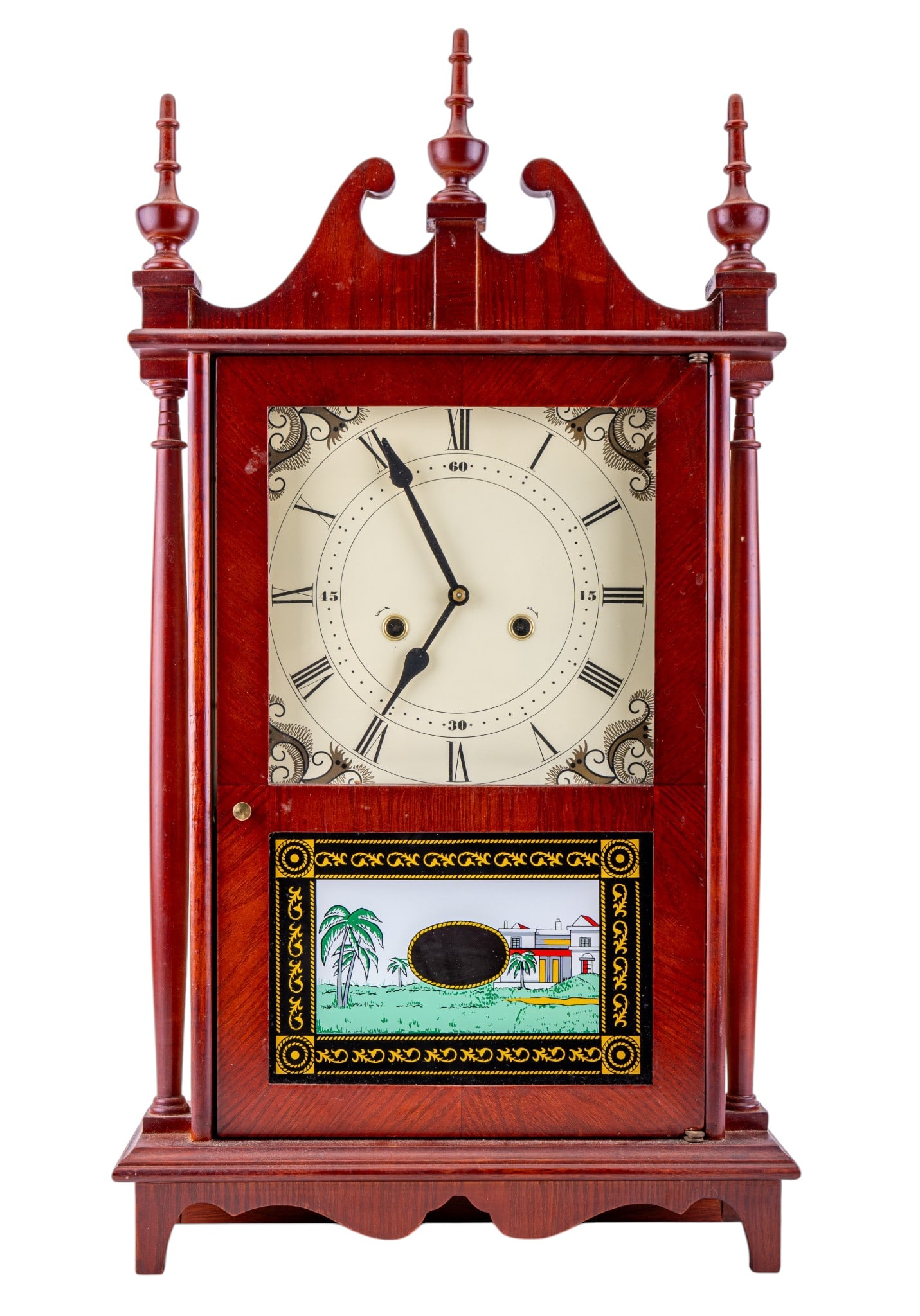Pillar and Scroll Federal Style Shelf Clock (1 of 12)