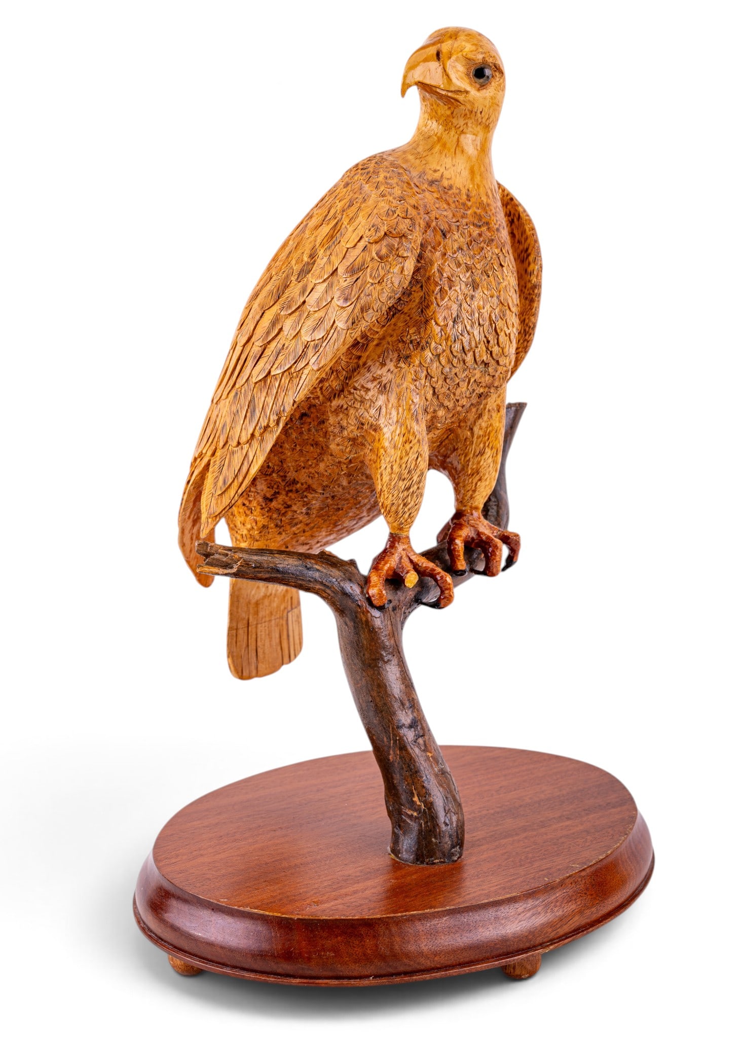 Carved Eagle by York, PA Wood Carver Herb Cox 1980 (1 of 17)