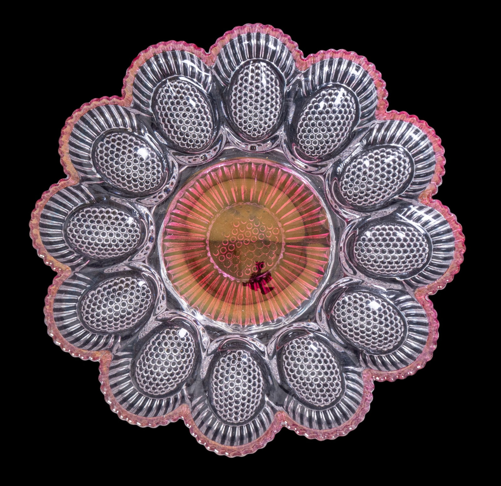 Pressed Glass Dinnerware, Serving Assortment 10pcs - 7