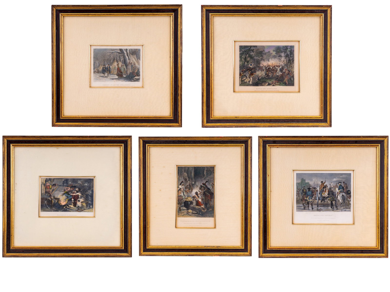 19th C Color Lithographs by John Rogers (1808-88) (1 of 16)