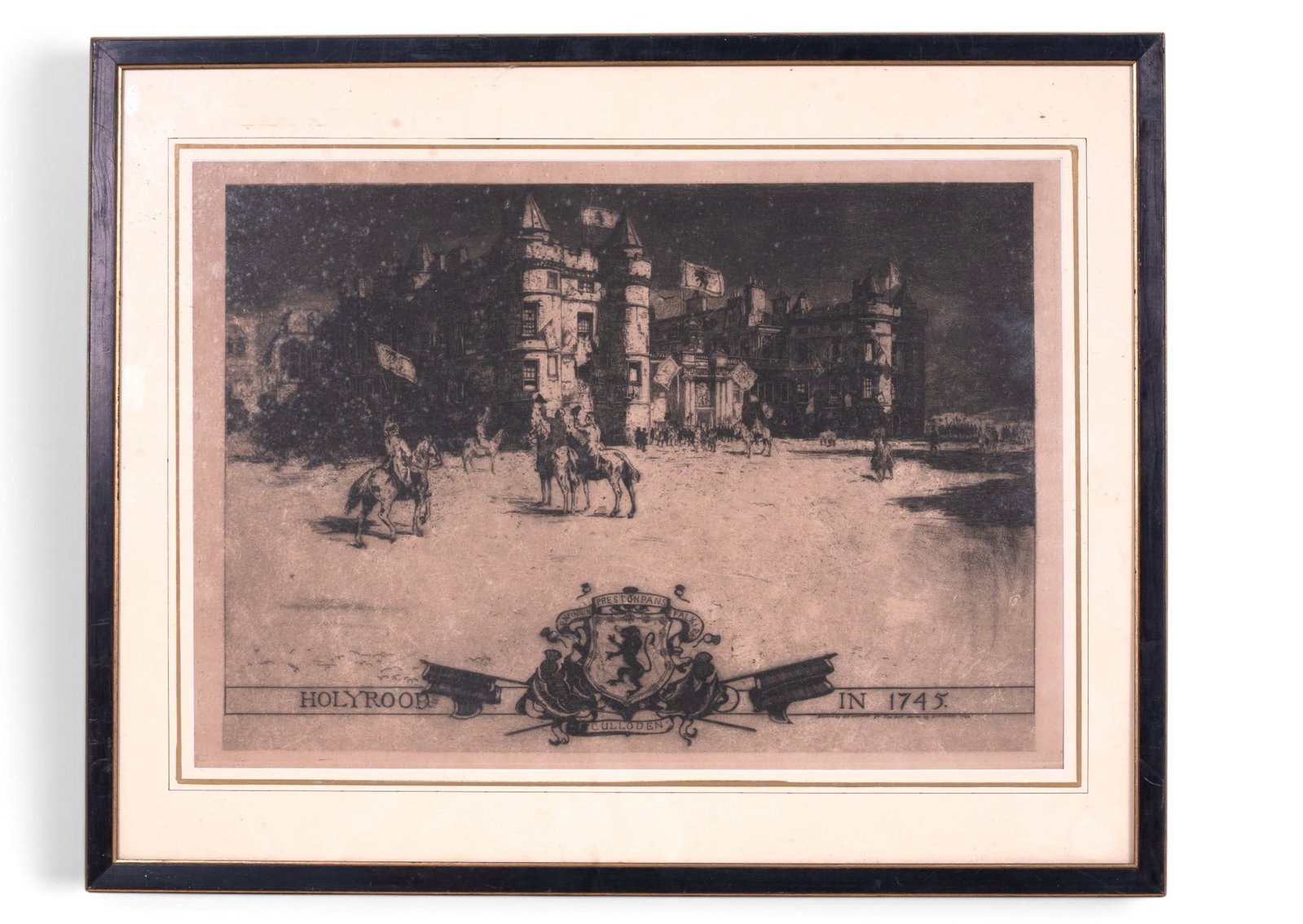 Sir David Young Cameron "Holyrood in 1745" Etching (1 of 6)