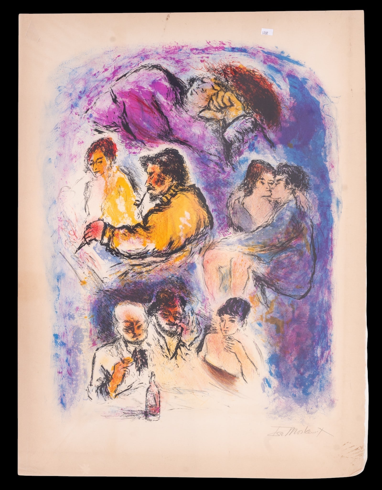Signed Ira Moskowitz "Romance & Alcohol Dancing" (1 of 9)