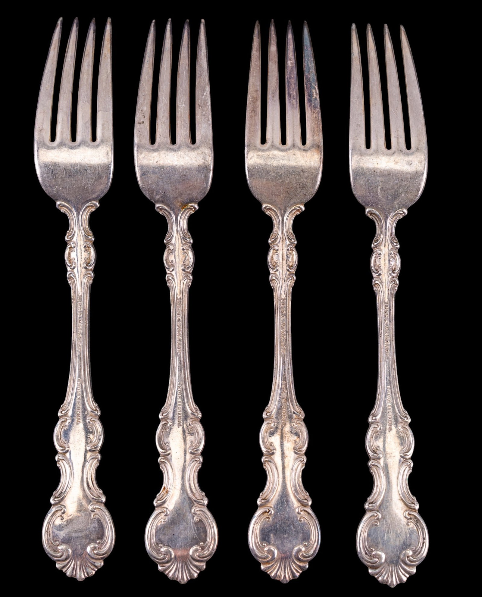 Wallace Silverplate Flatware and Case - 9