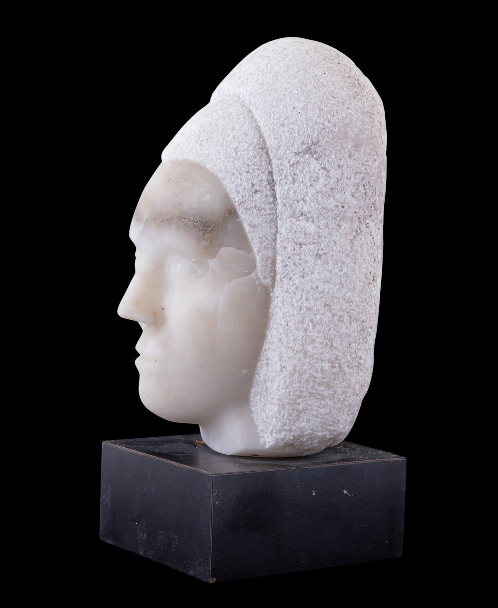 C. 1981 White Marble Bust - 2