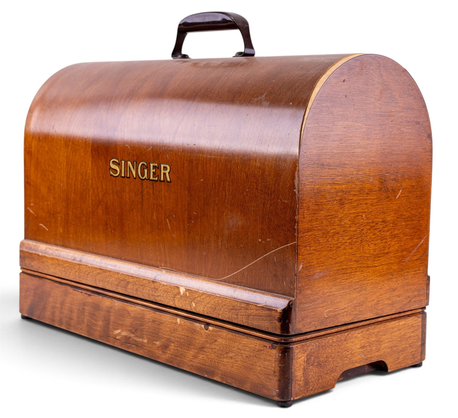 Early Singer Sewing Machine in Case - 2