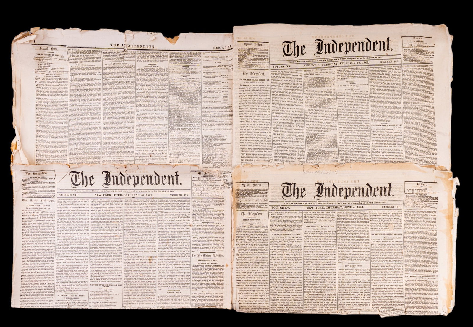 Antique Newspapers - 2