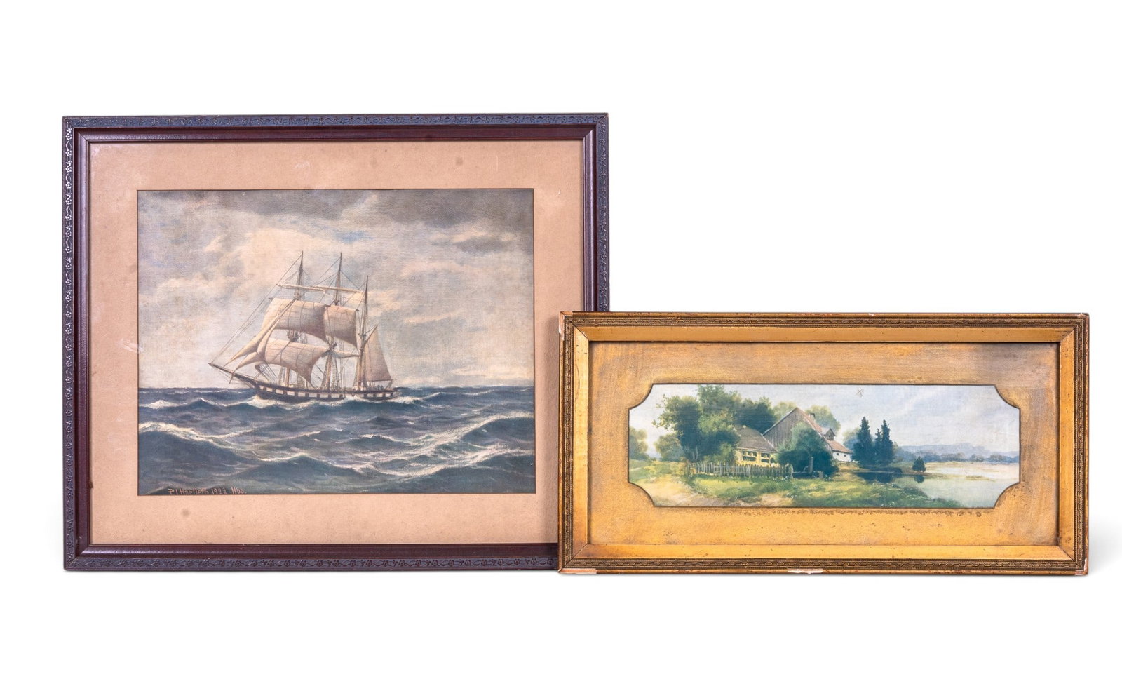 Vintage and Antique Framed Prints (1 of 7)
