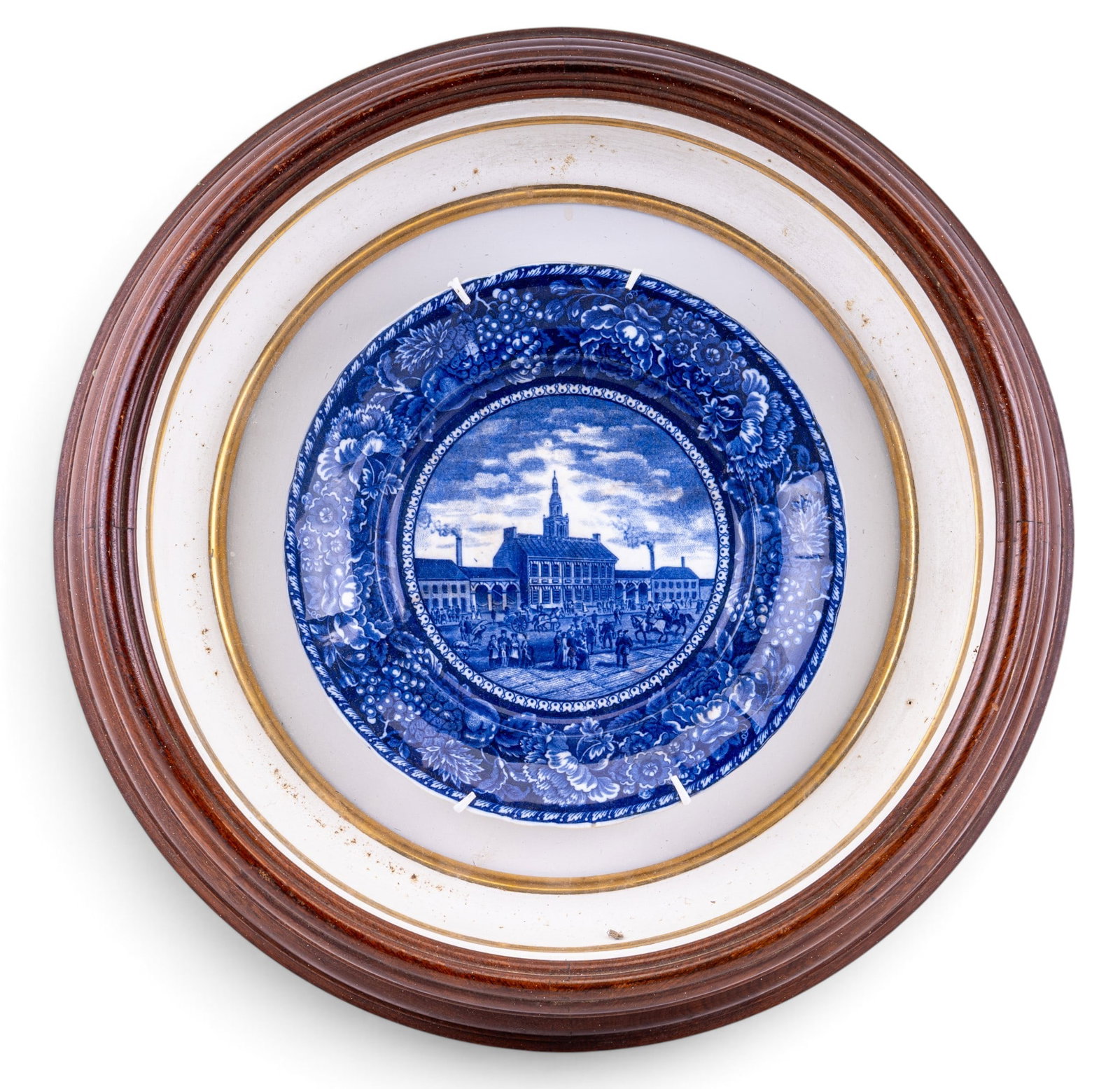 Independence Hall Historical Blue Staffordshire (1 of 6)