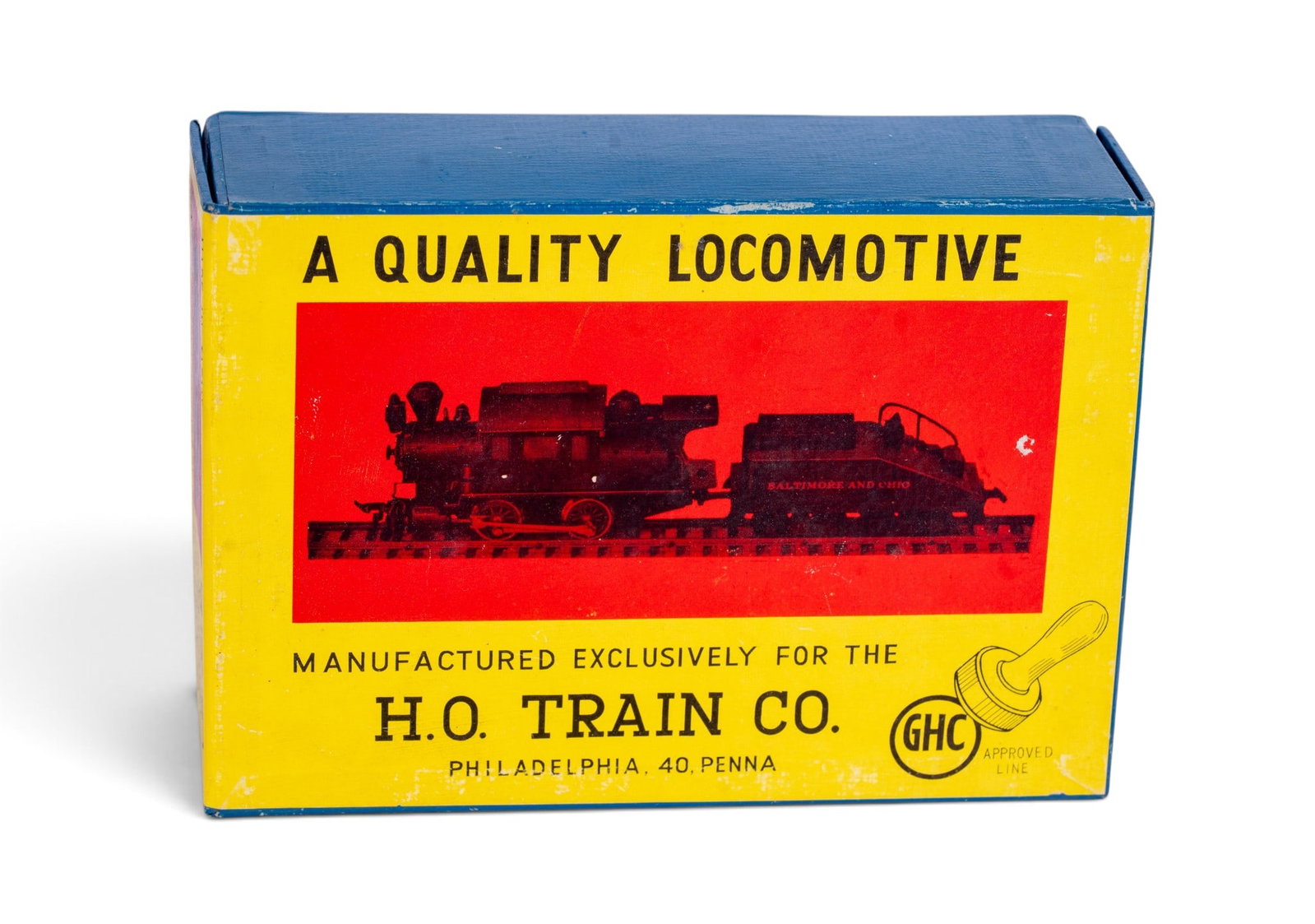HO Train Co B & O Engine and Tender (1 of 6)