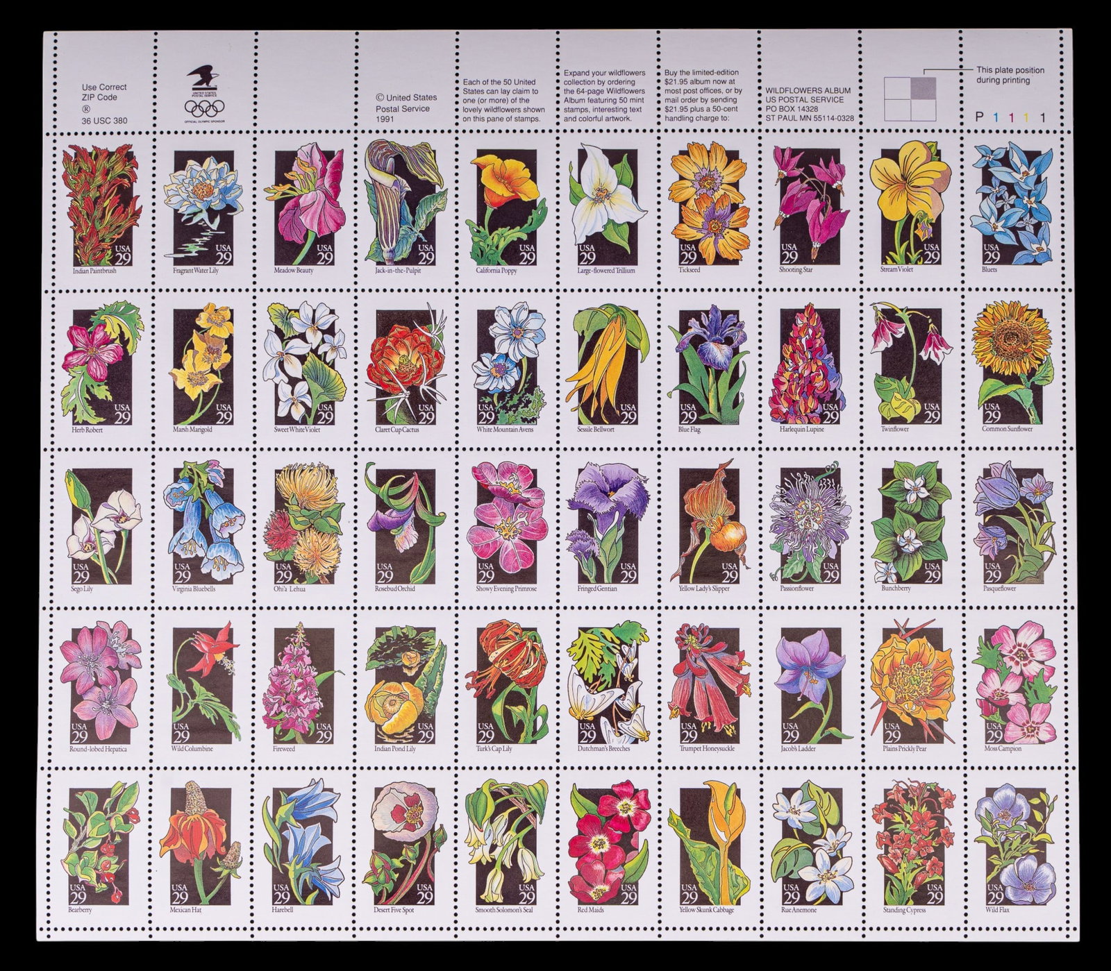 Vintage U.S. Postage Sheets - 4