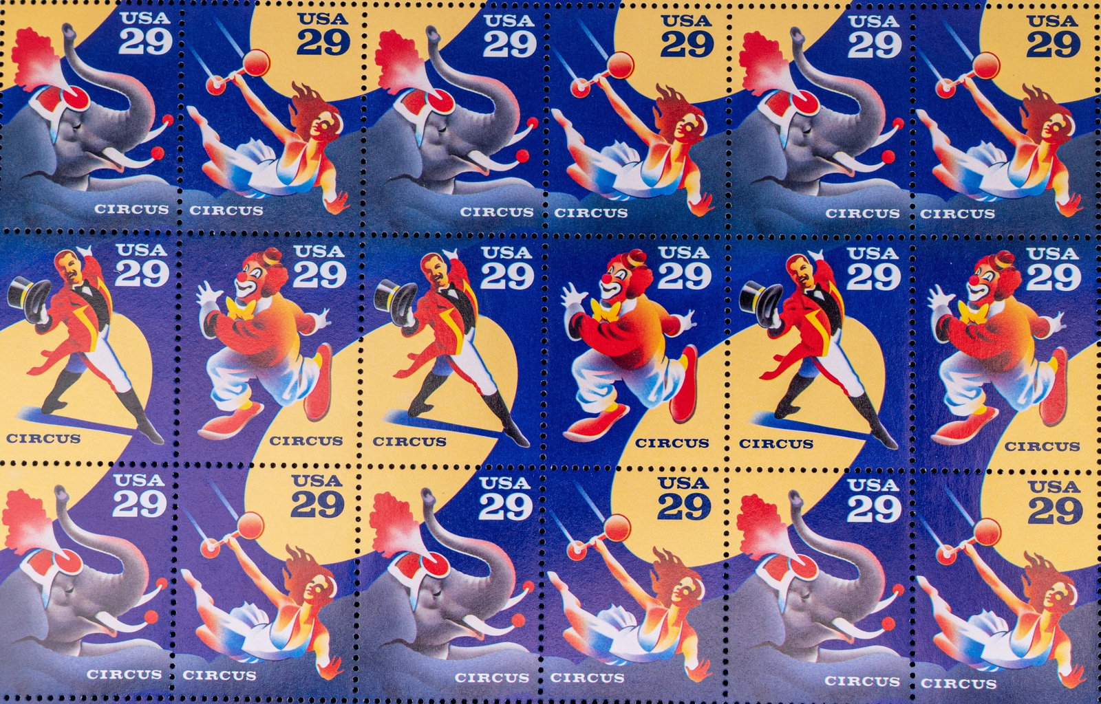 Vintage U.S. Postage Sheets - 7