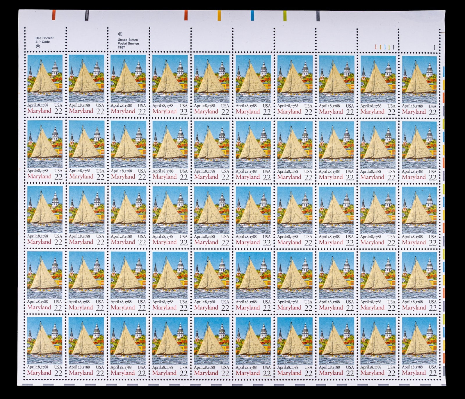 Collectible U.S. Postage Sheets - 2