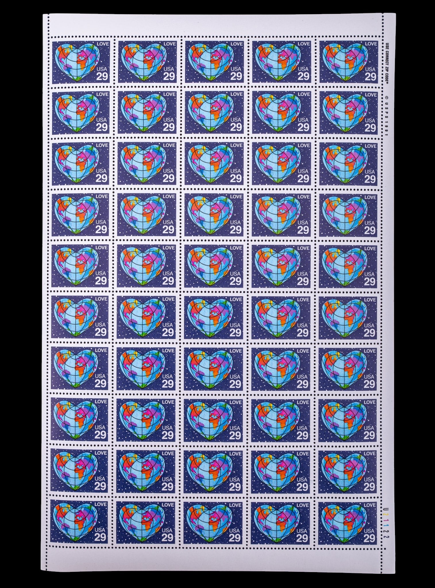 Collectible U.S. Postage Sheets - 8