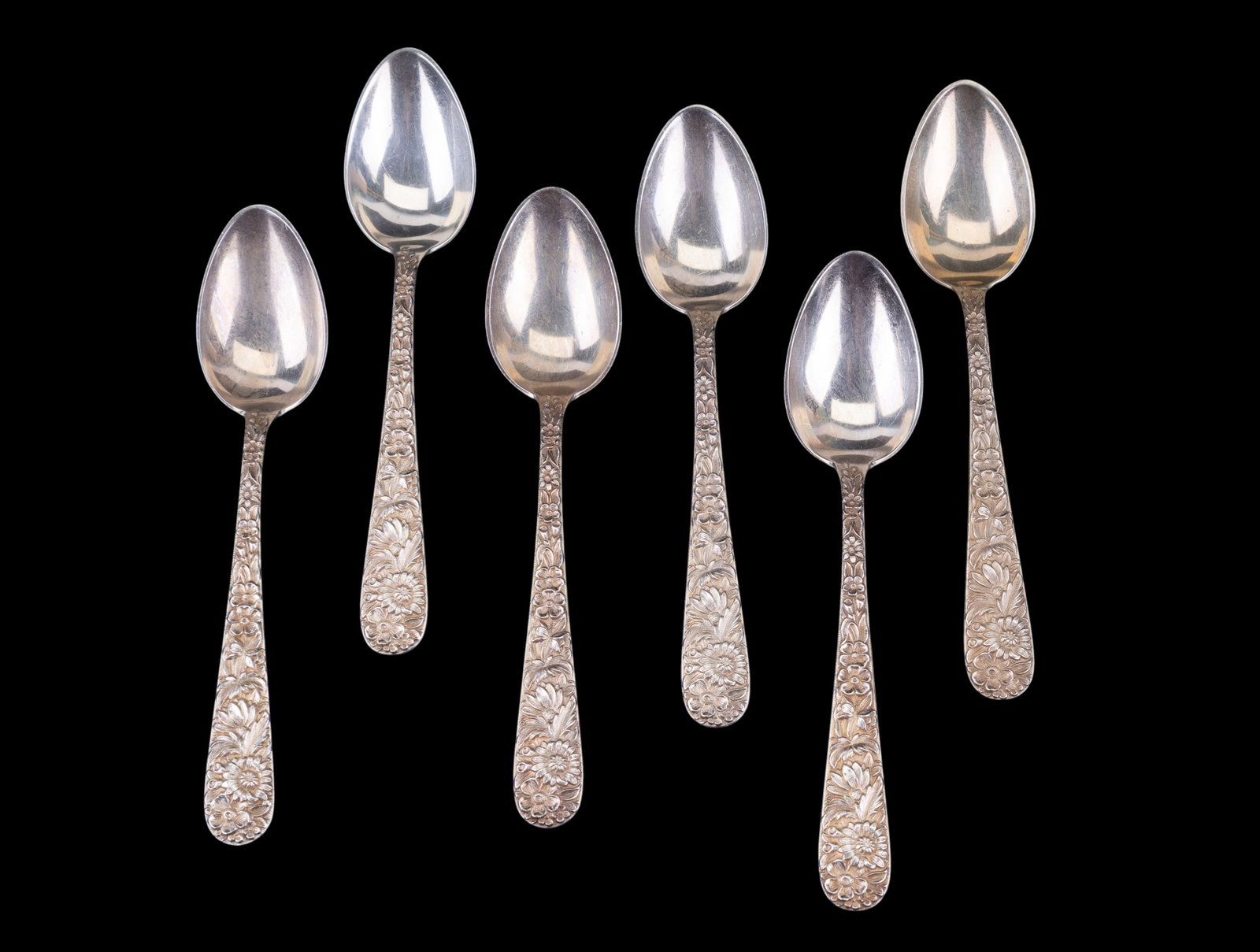 S. Kirk & Son Sterling Silver Teaspoons (6) (1 of 3)