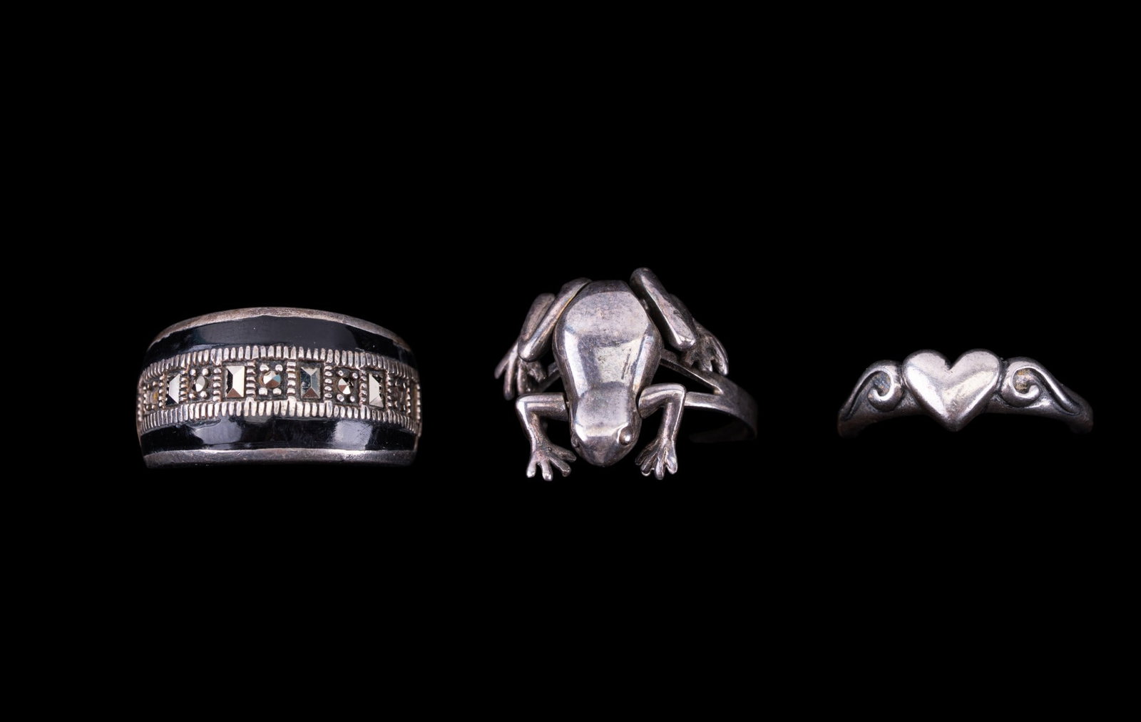 Sterling Novelty Ring Trio (1 of 7)