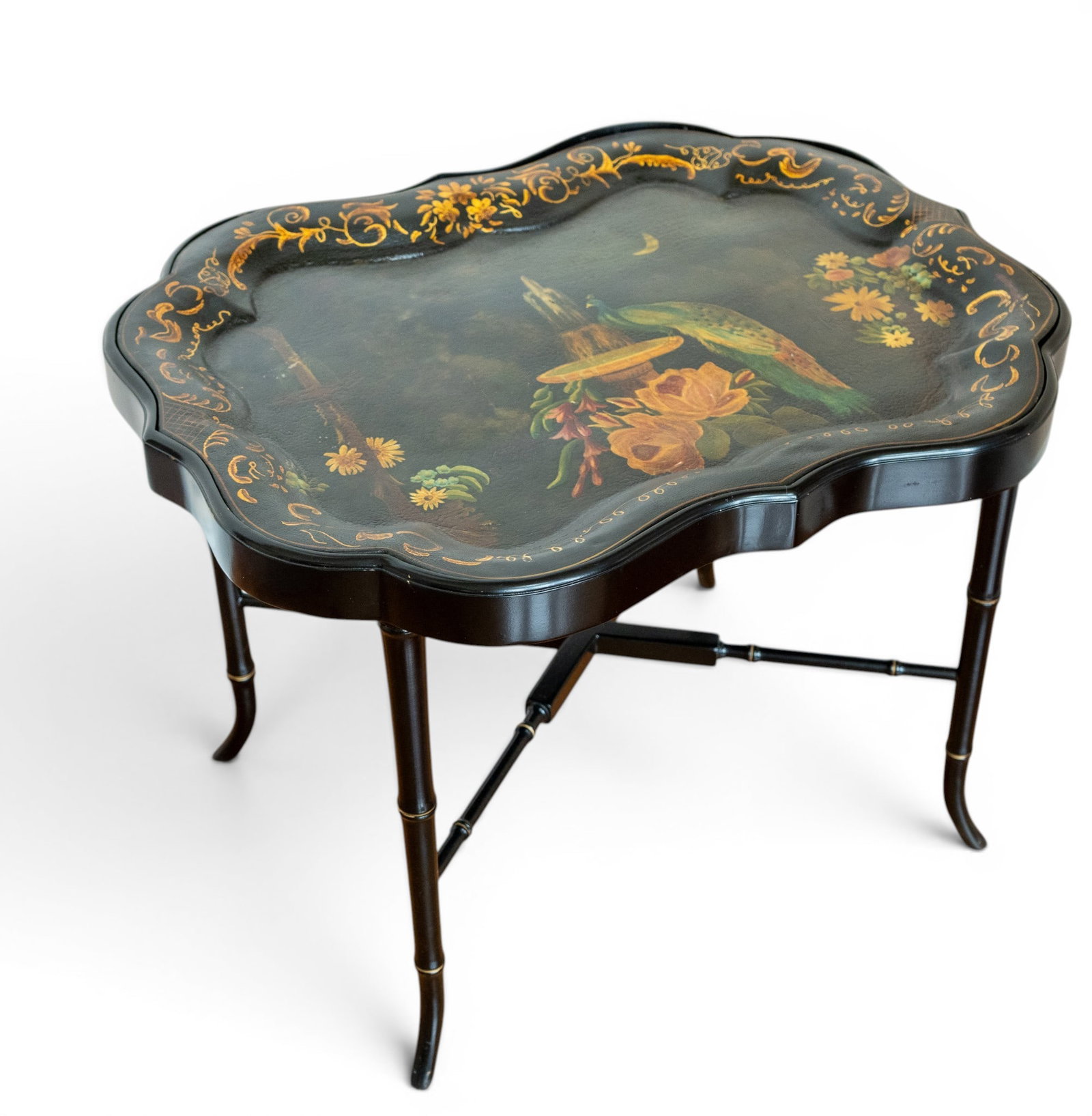 Tole-Painted Tray Table (1 of 9)
