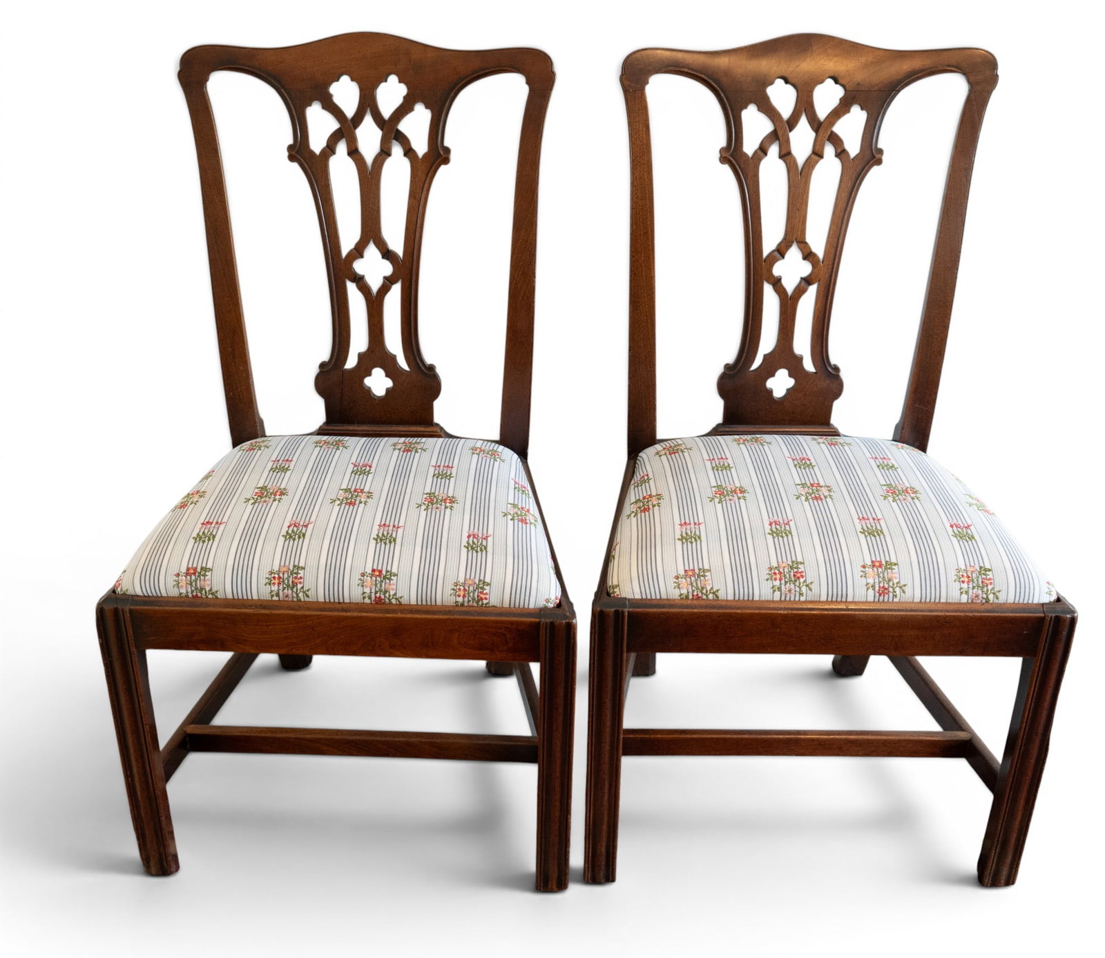 Pair of English Chippendale Side Chairs (1 of 14)