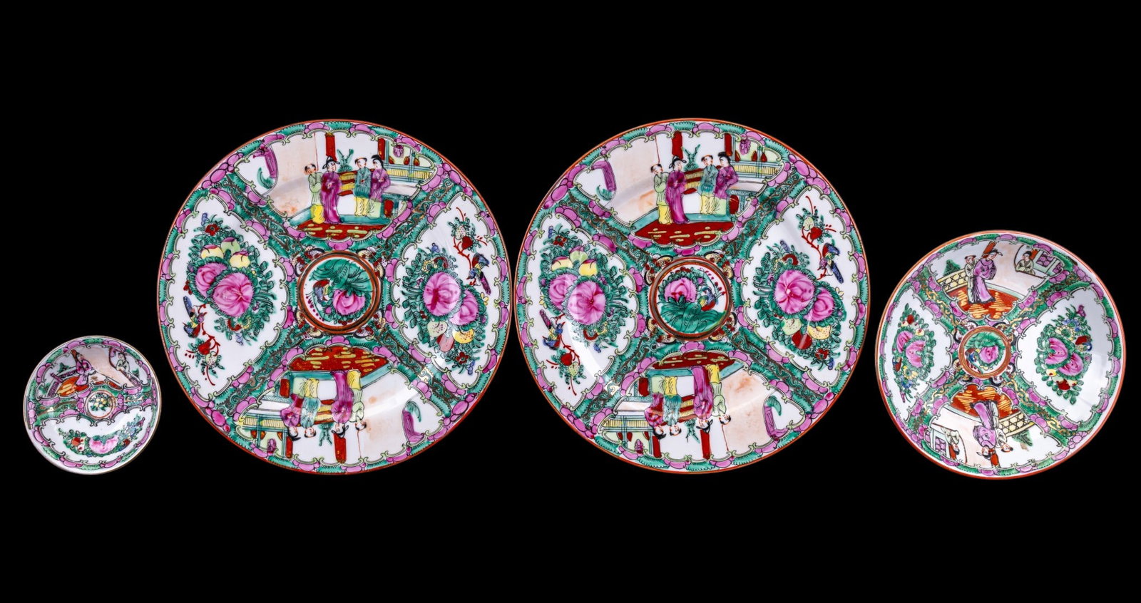 Chinese Republic Famille Rose Porcelain Dishes (1 of 10)